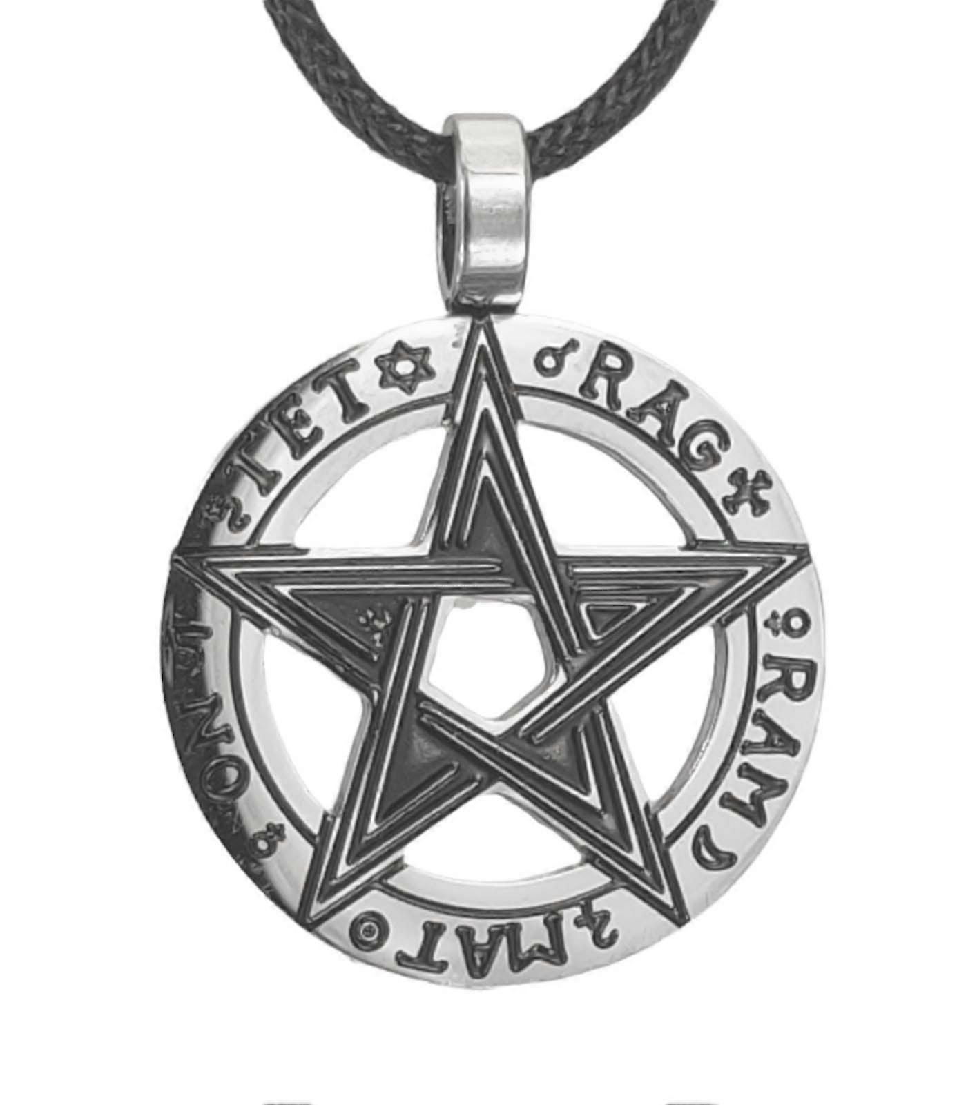 Pentagram 166 with Curb Chain - Stainless Steel