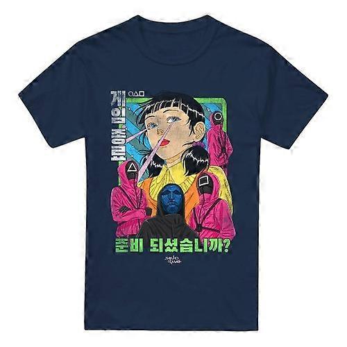 Squid Game Mens Evil Group Anime T-Shirt