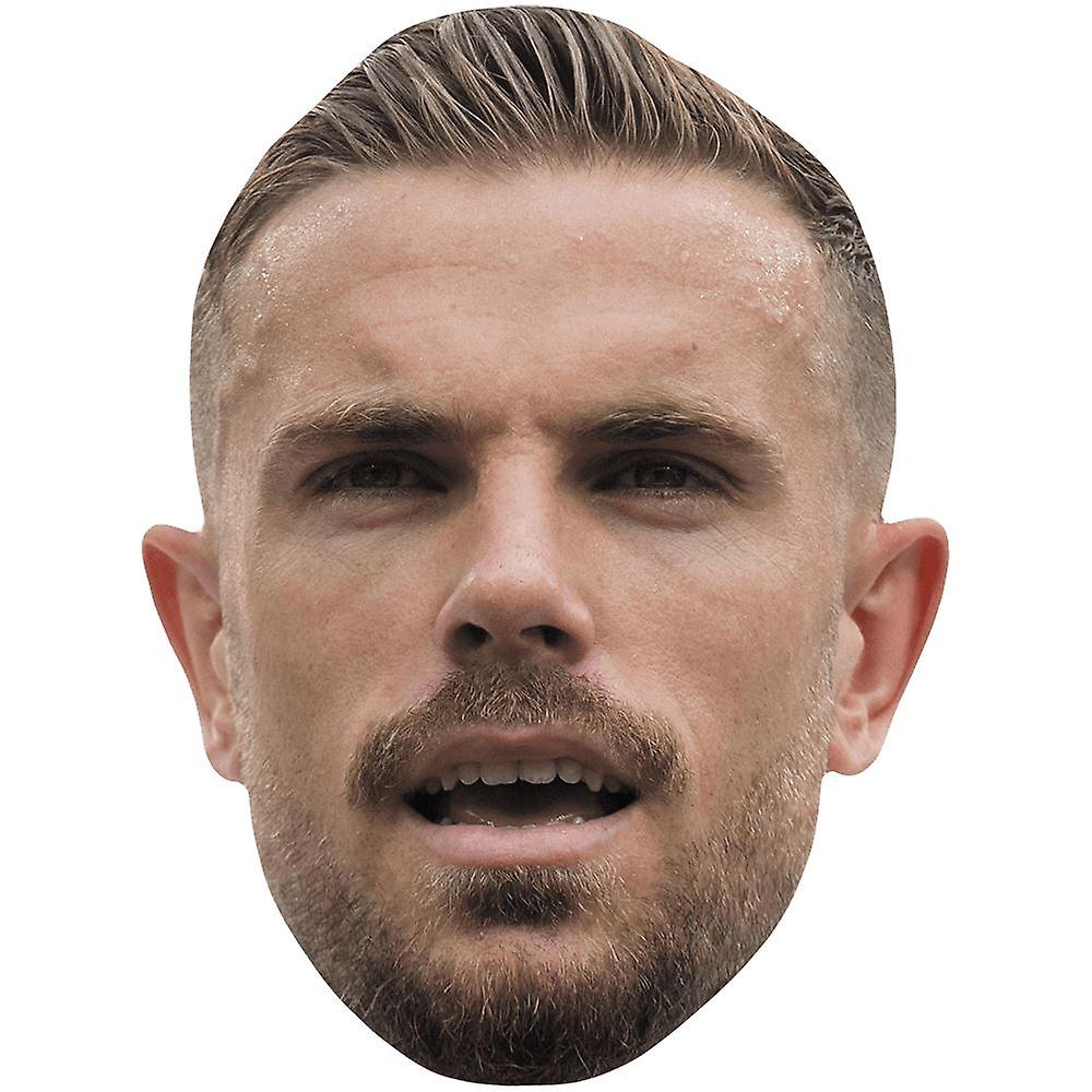 Jordan Henderson (Beard) Celebrity Mask, Flat Card Face