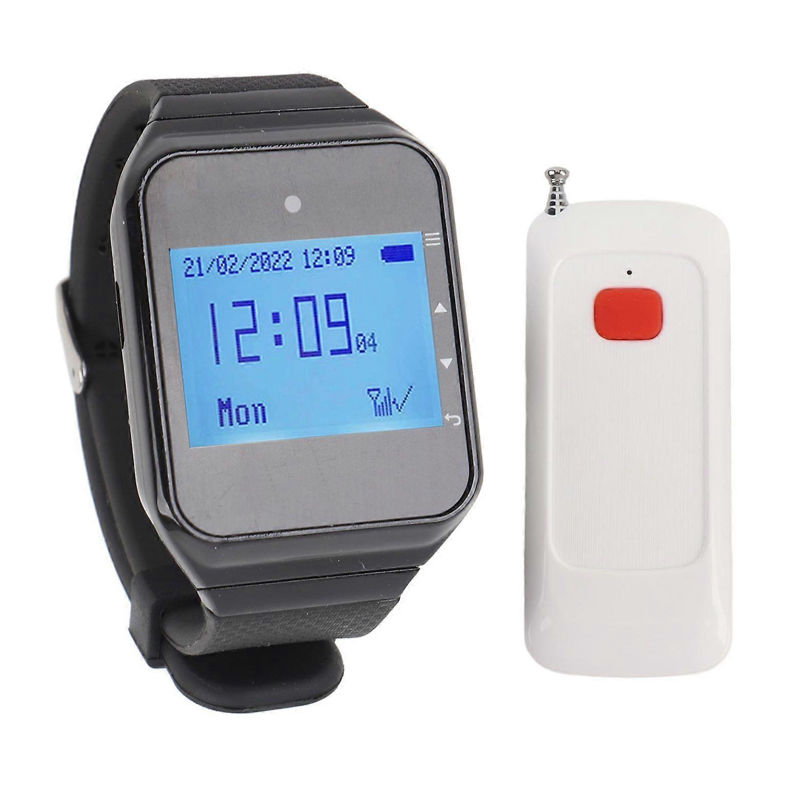 watch receiver call button kit Wireless Calling System IPX4 Water Resistant