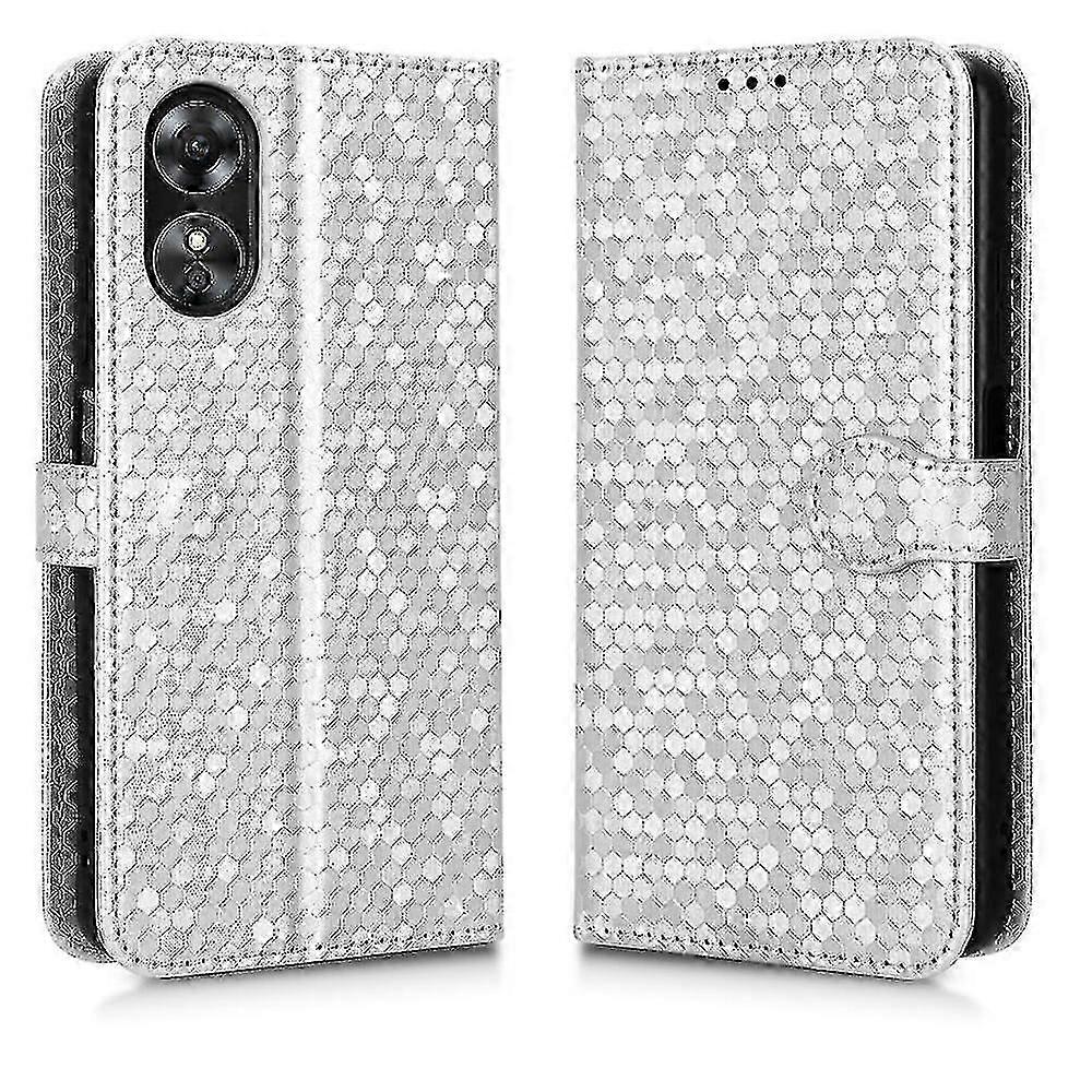 נרתיק לכיסוי Oppo A17 עם מחזיק כרטיסיםKickstand נרתיק היפוך עור מגנטי תואם לכיסוי Oppo A17