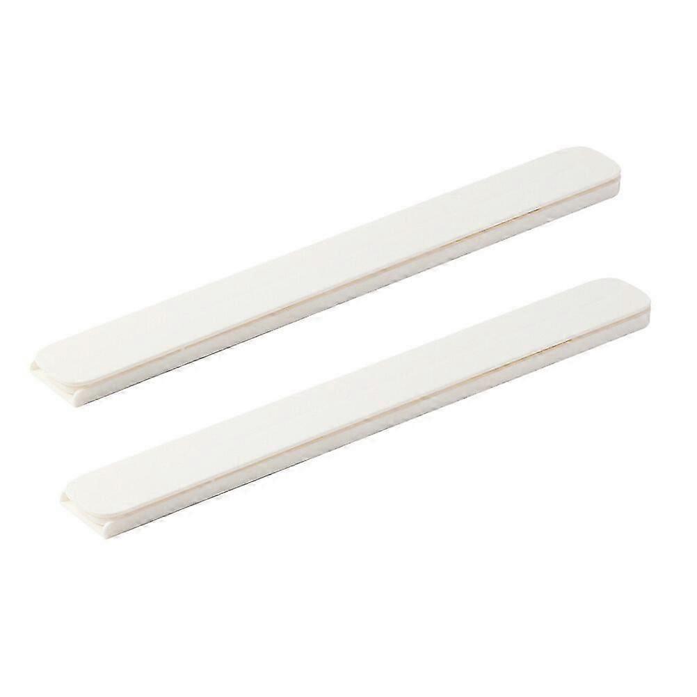 1 Set Self-adhesive Drawer Guide Slides White Drawer Slides Drawer Guide Rails
