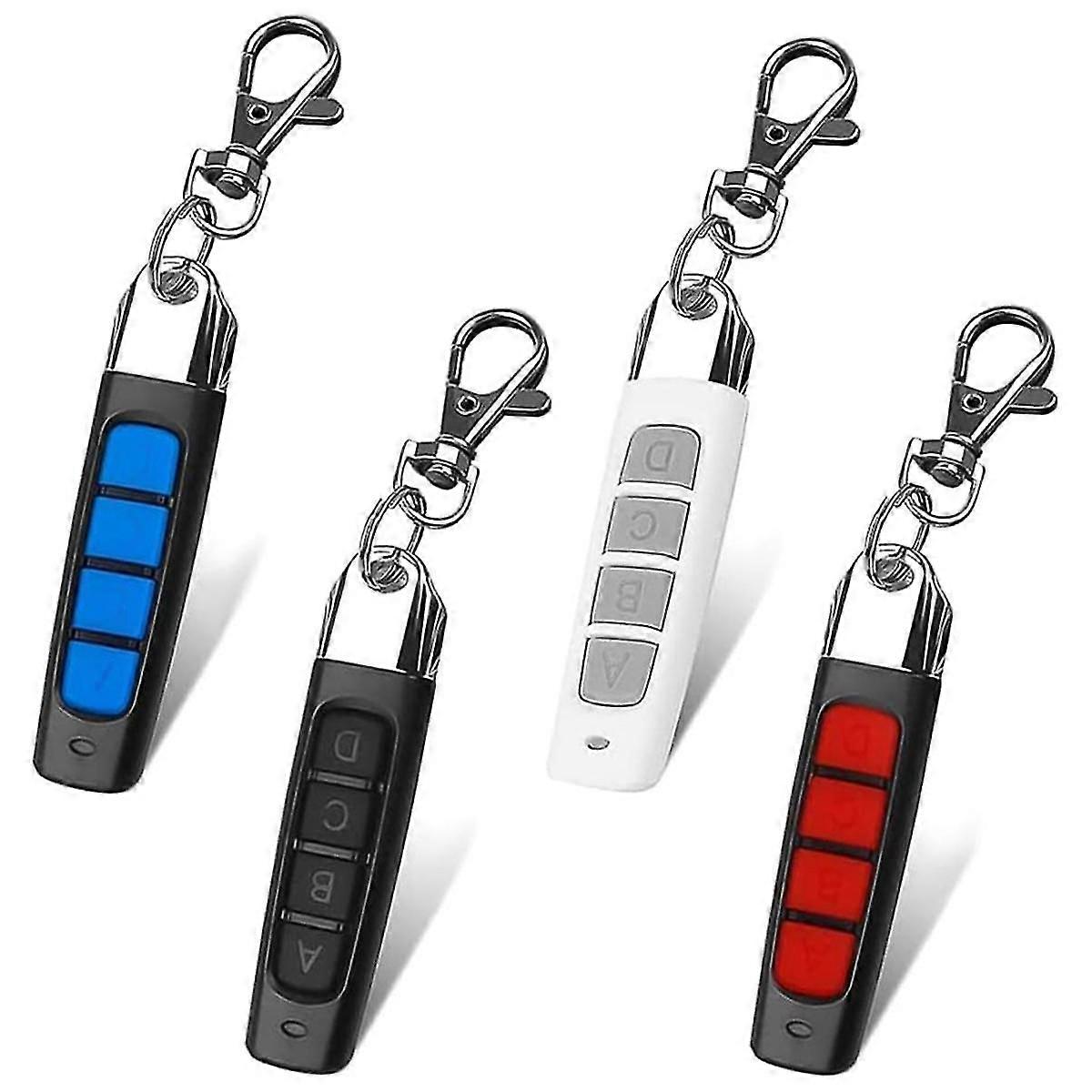 Gate Remote Control Duplicator, 4 Pcs 433 MHz Electric Gate Openers for Automatic Sliding Door Elec