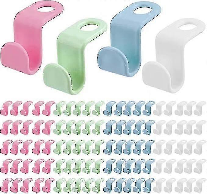 120 Pack Magic Space Saving Clothes Hangers Organizer