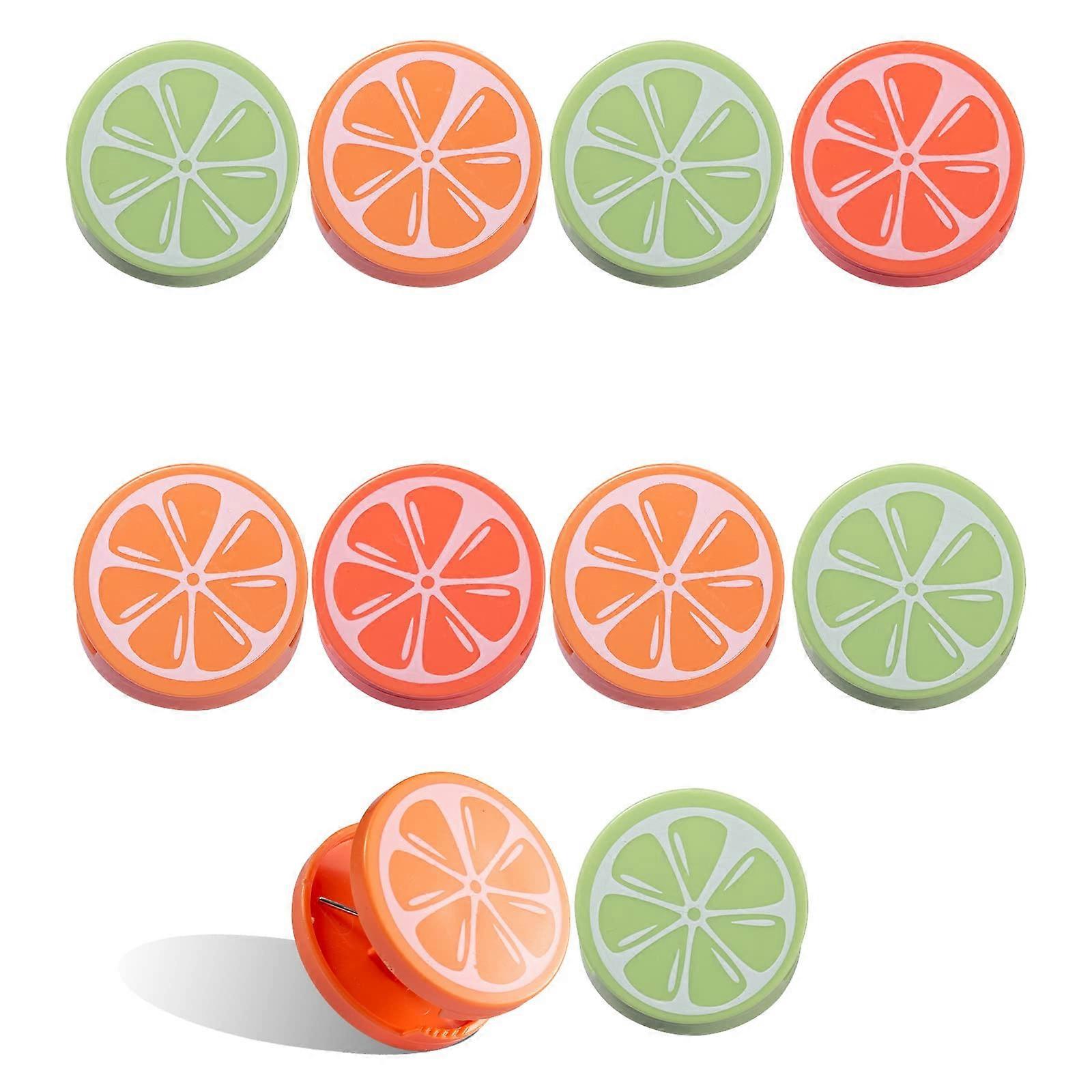 Cute 10 Pc. Set of Funny Snack and Chip Clips for Kitchen Storage