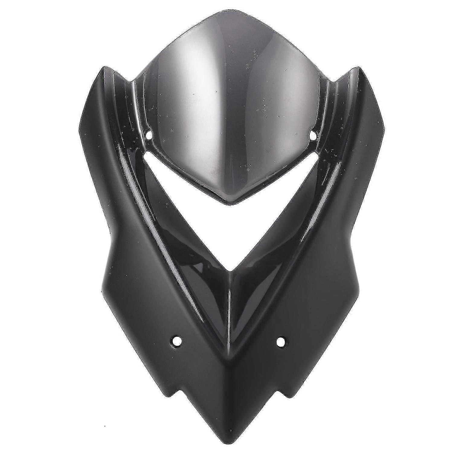 Front Windscreen For Kawasaki Windscreen Screen(black+gray)
