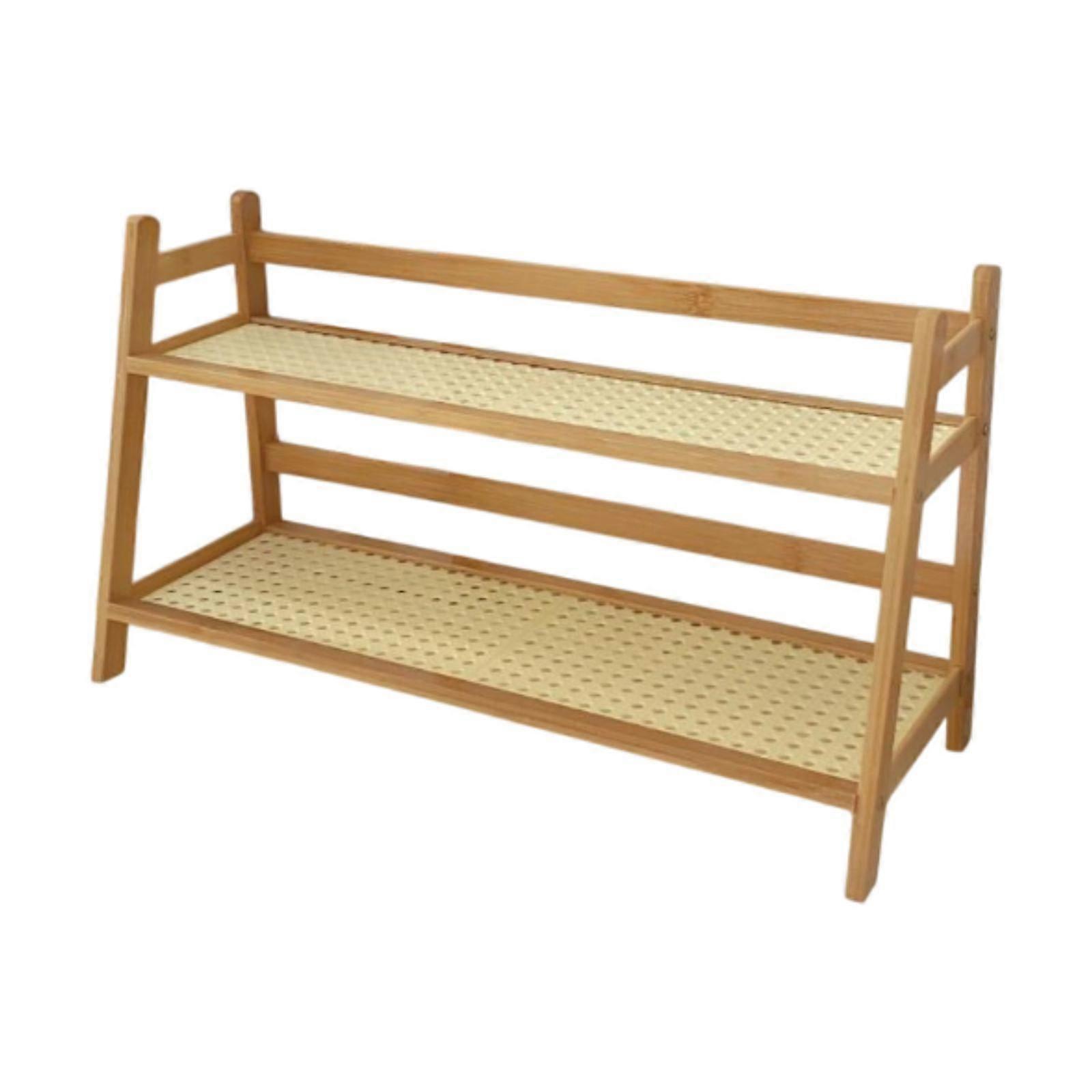 Doppelschicht-Rack-Display-Regal-Desktop-Organizer für Schreibtisch-Arbeitsplatte Zuhause