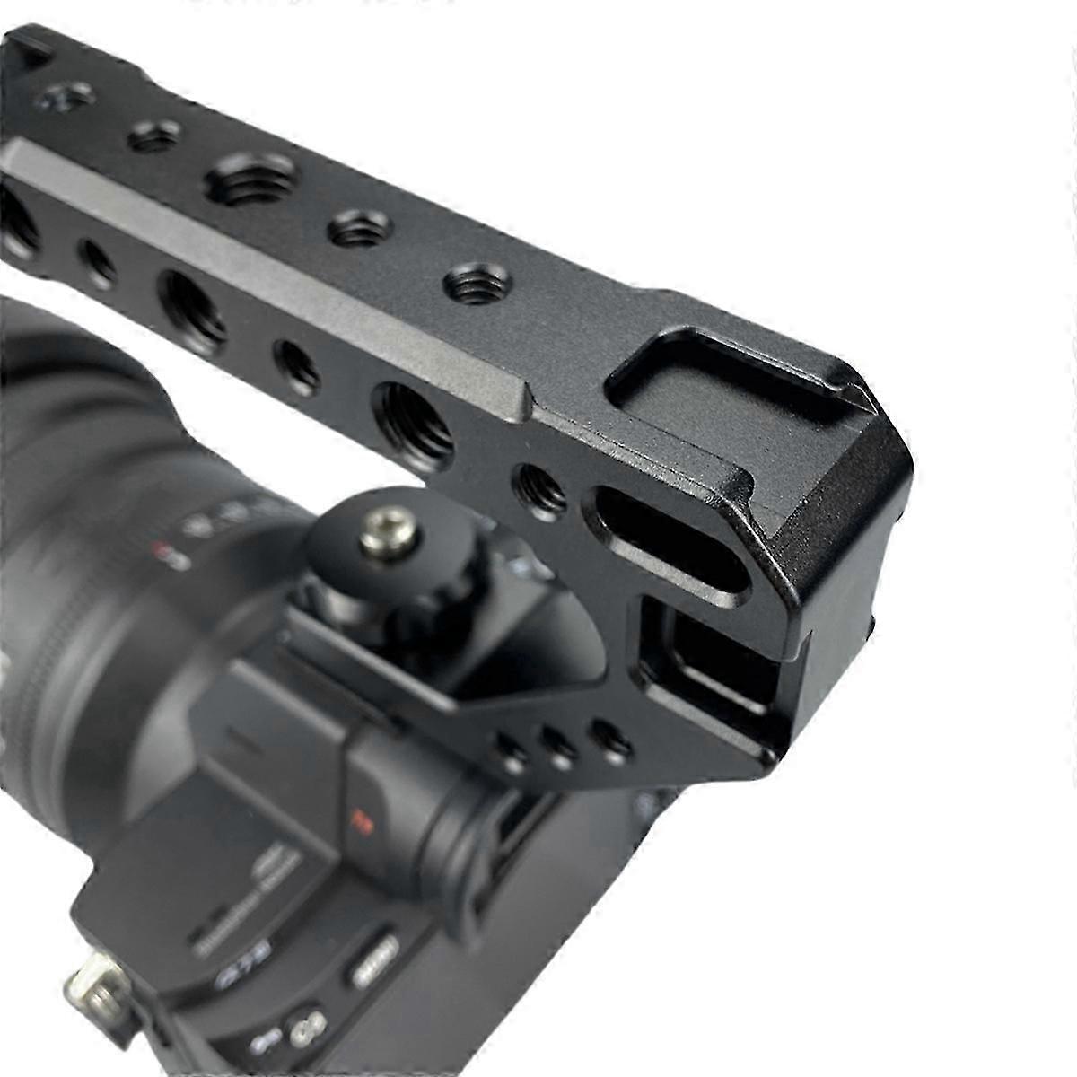 DSLR Camera Top Handle Mirrorless Camera Handle Cold Shoe Adapter Bracket Multifunctional Expansion Handle Accessories