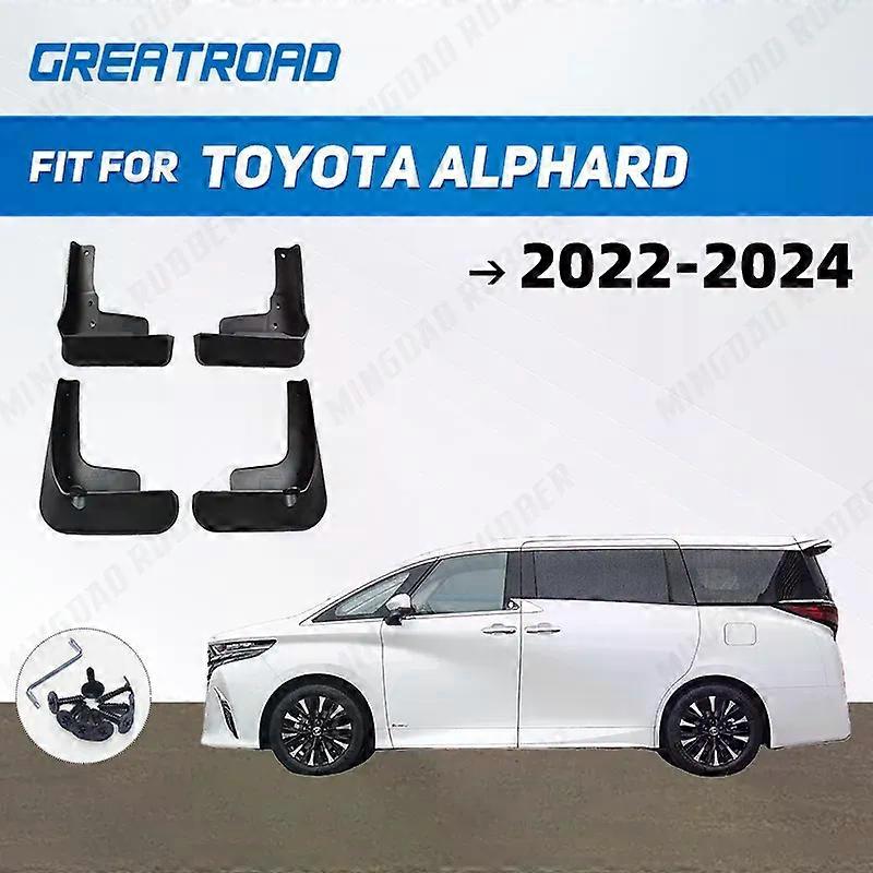 Exquisite For Toyota Alphard 2022-2024 2023 Fender Mudflaps Splash Guards  Mudguards Mud Flaps car Access