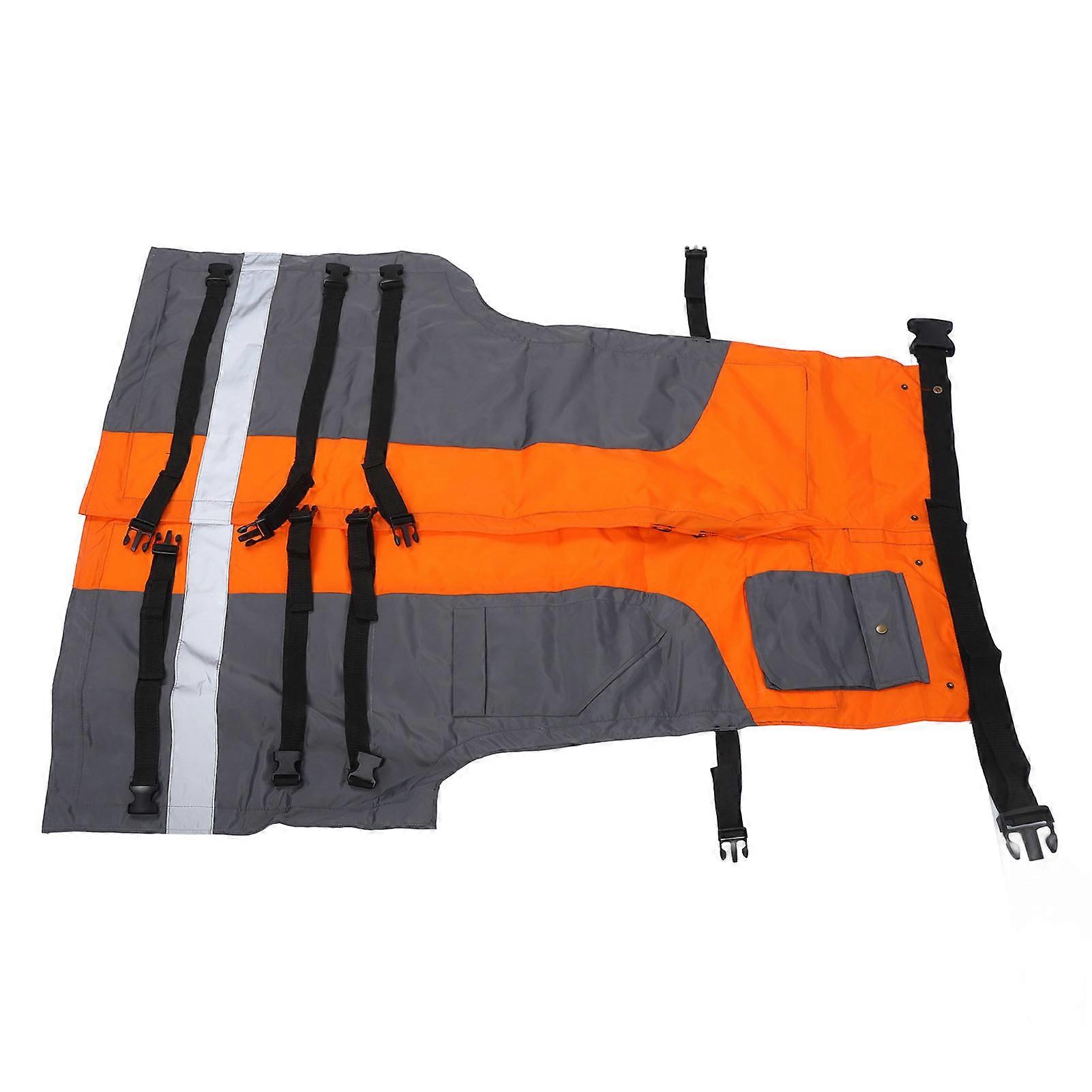 Durable Elastic Chainsaw Protective Pants for Forest Workers, Polyester Blend