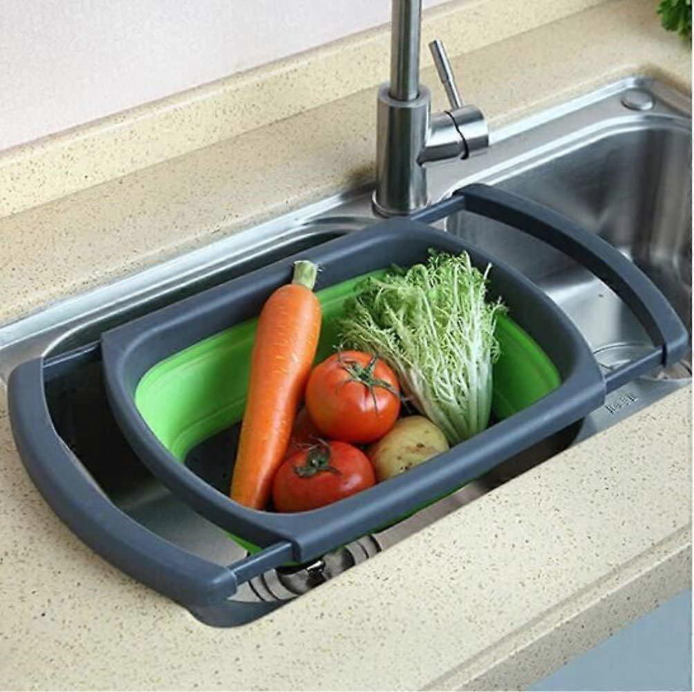 Heat Resistant Strainer: Large Capacity Collapsible Colander With Extendable Handles And Multi Use Features, An Essential Kitchen Companion For