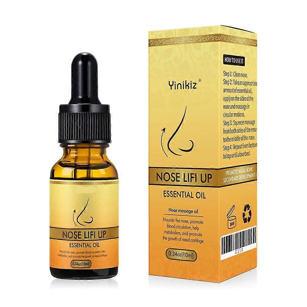 1個のノーズアップエッセンシャルオイルノーズハイテンオイルナチュラル鼻ケアマッサージオイル