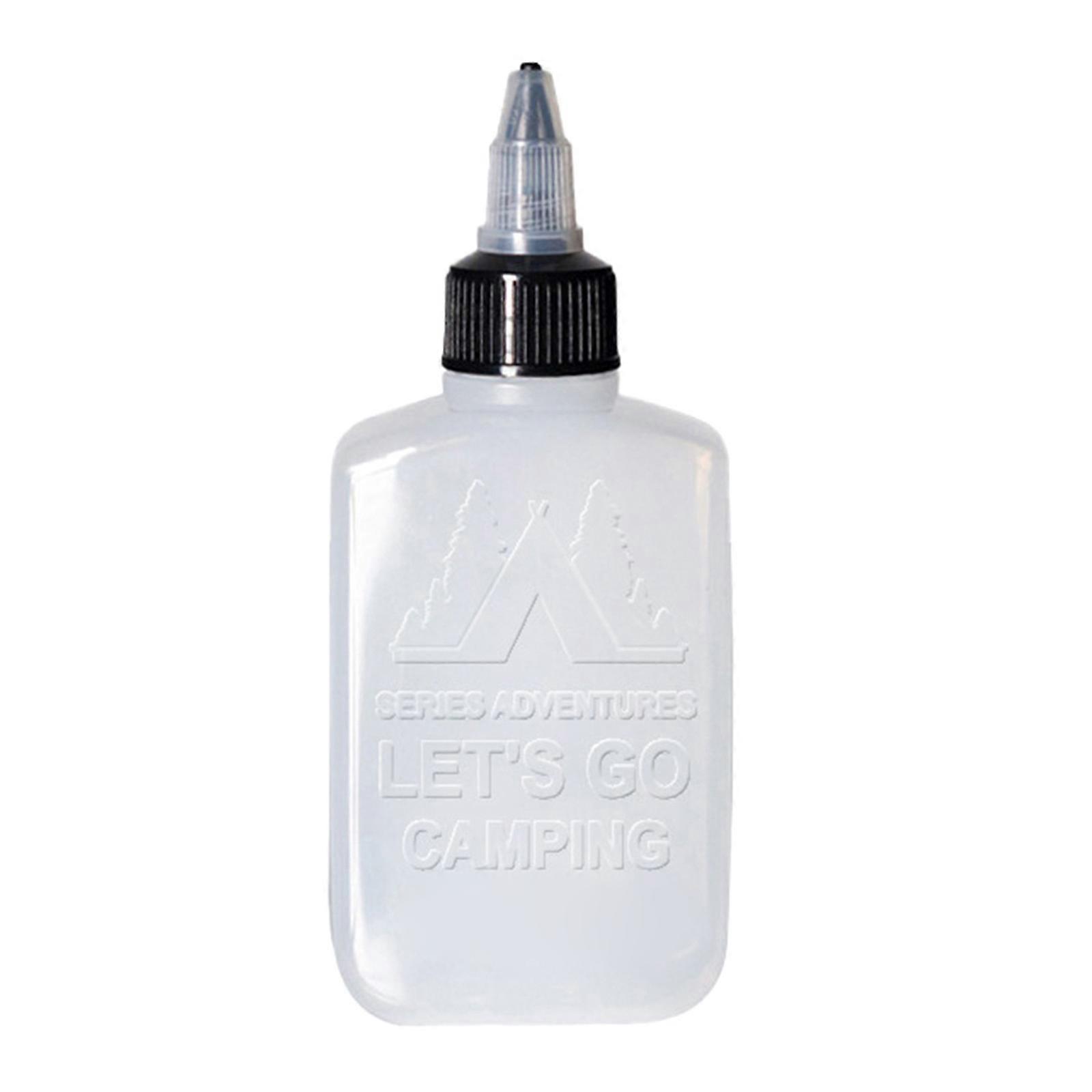 100ml Squeeze Condiment Bottles Liquid Condiment Container Small Oil Dispenser Bottle for Soys Sauce Vinegar Ketchup transparent