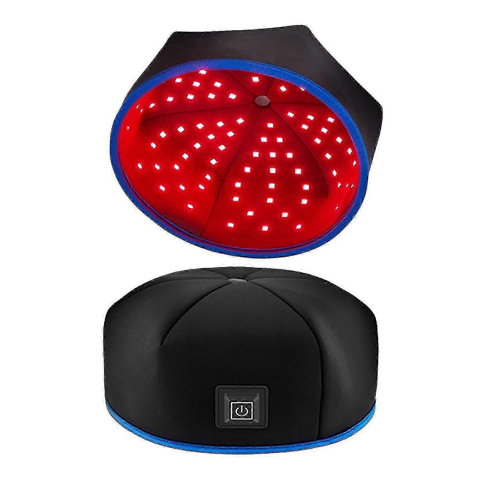 660nm/850nm נשירת שיער LED אדום ליד אינפרא אדום טיפול באור כובע כובע צמיחת שיער מחודשת הקלה על כאבים