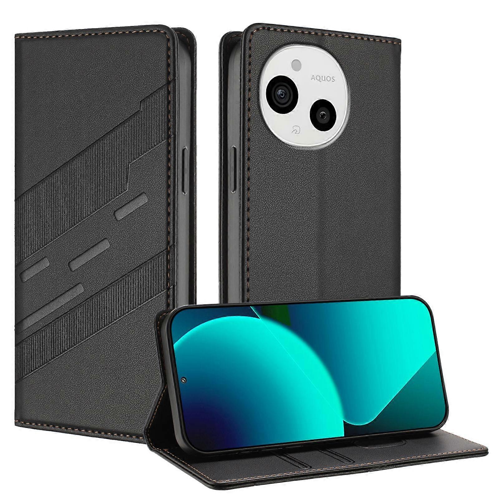 Embossed Multi-functional Wallet Retro Leather Phone Case