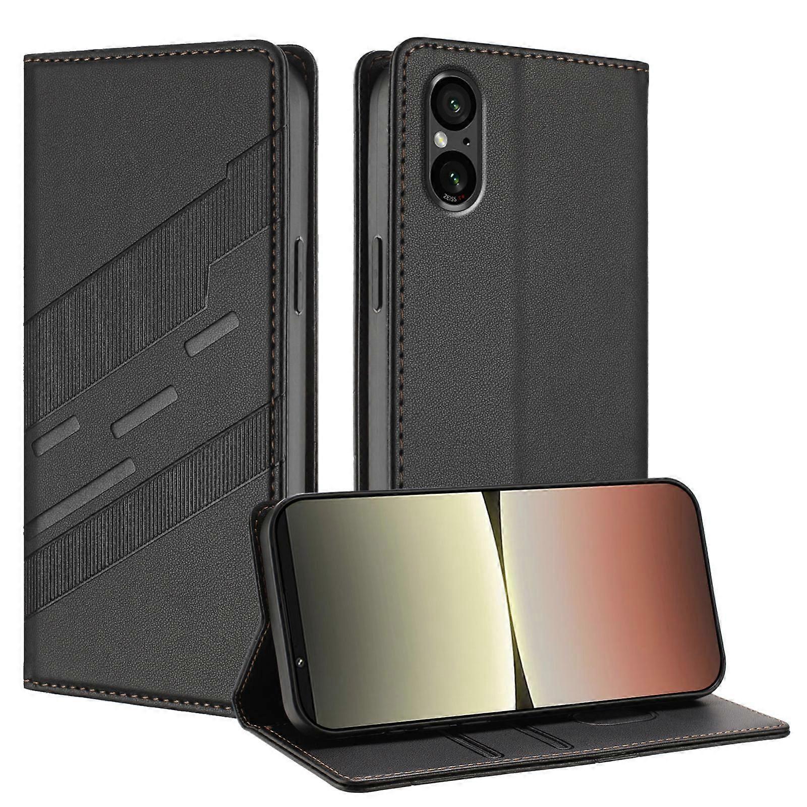 Embossed Wallet PU Case For Sony Xperia 5 VI