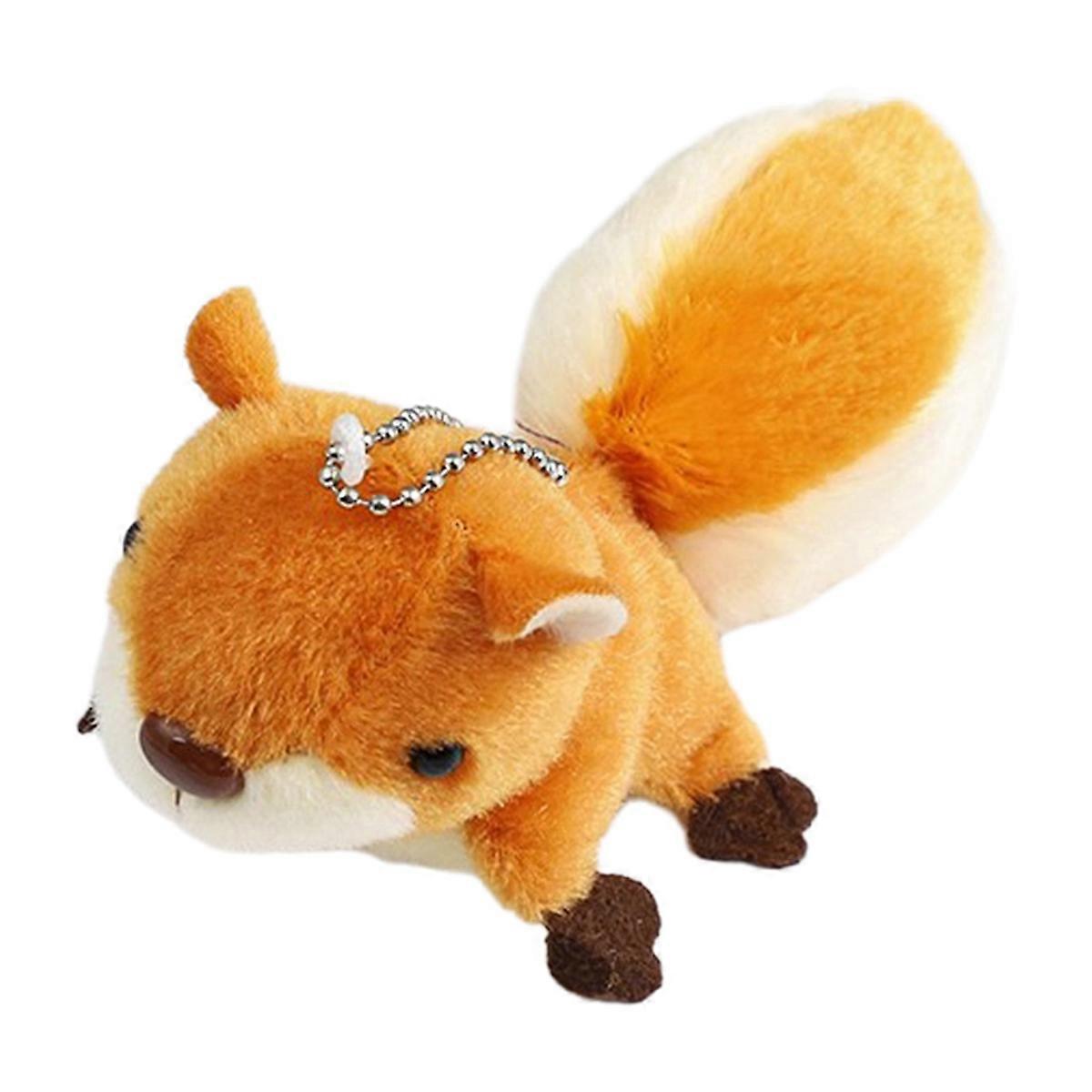 A Cute Mini Squirrel Plush Toy Doll Pendant Decoration
