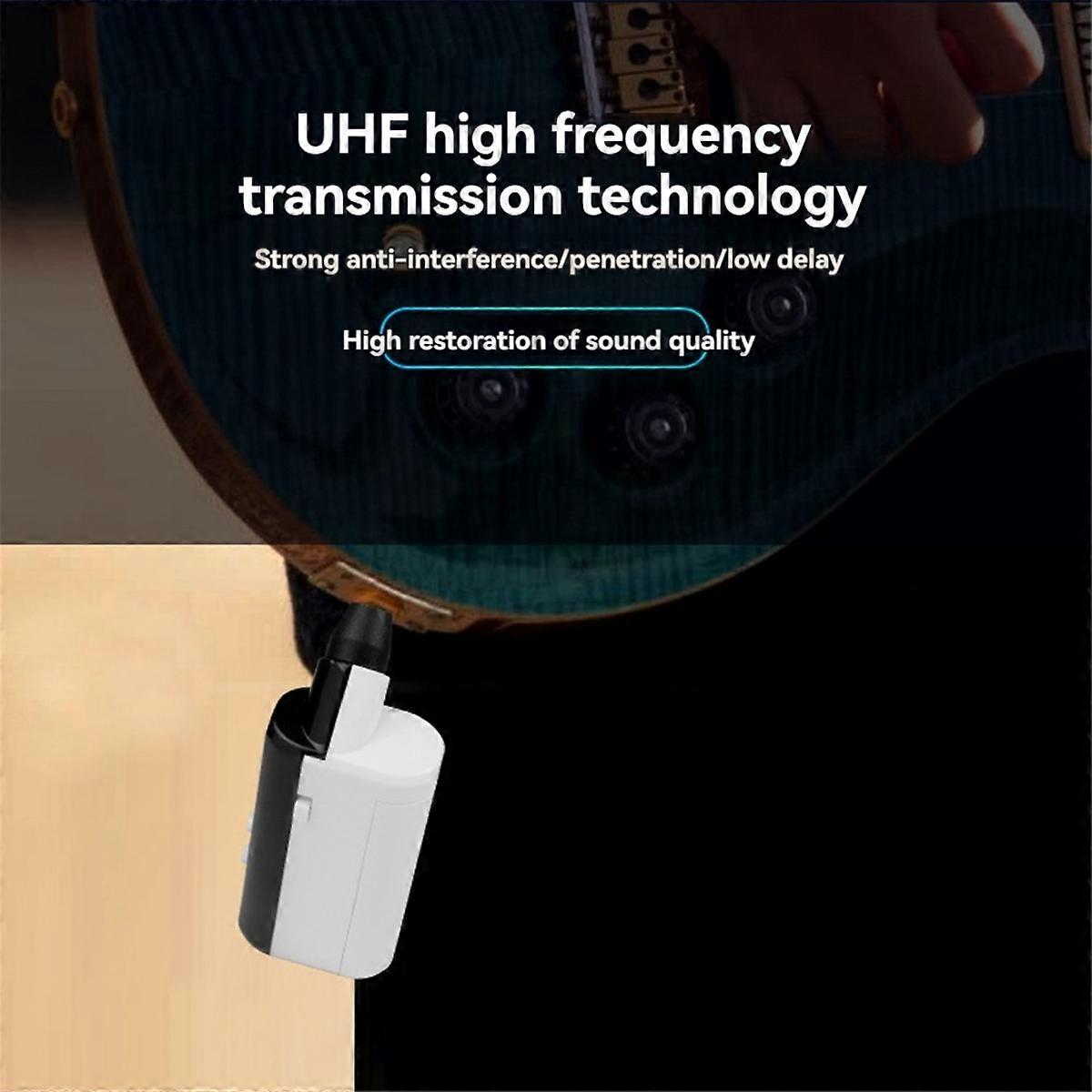 Microphone Wireless Instrument Pickup Receiver Transmitter System