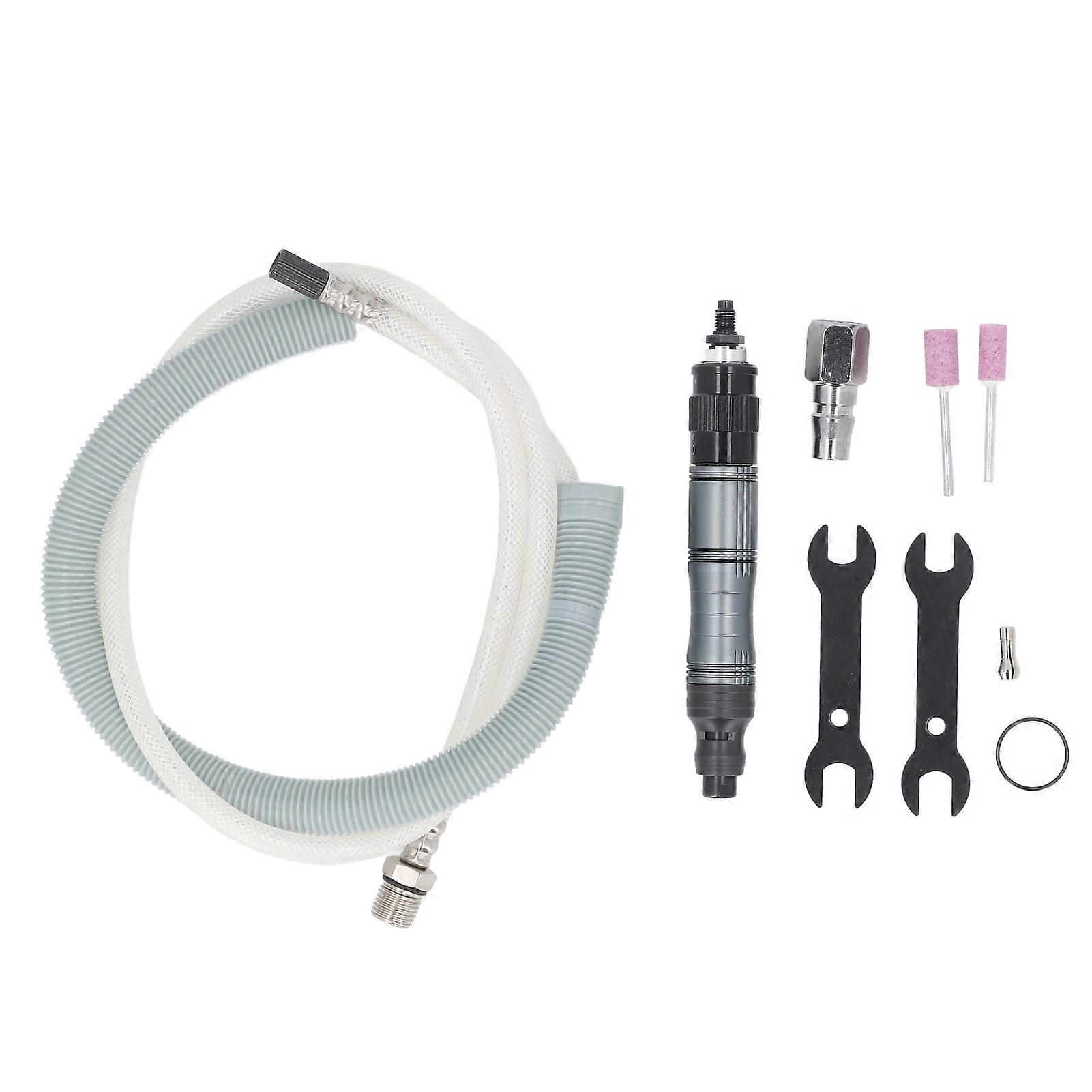 طقم مطحنة الهواء الصغير 1/4 بوصة 70000 دورة في الدقيقة قلم رصاص هوائي مع كوليت 2.38 مم / 3 مم لقطع لحام تلميع القطع