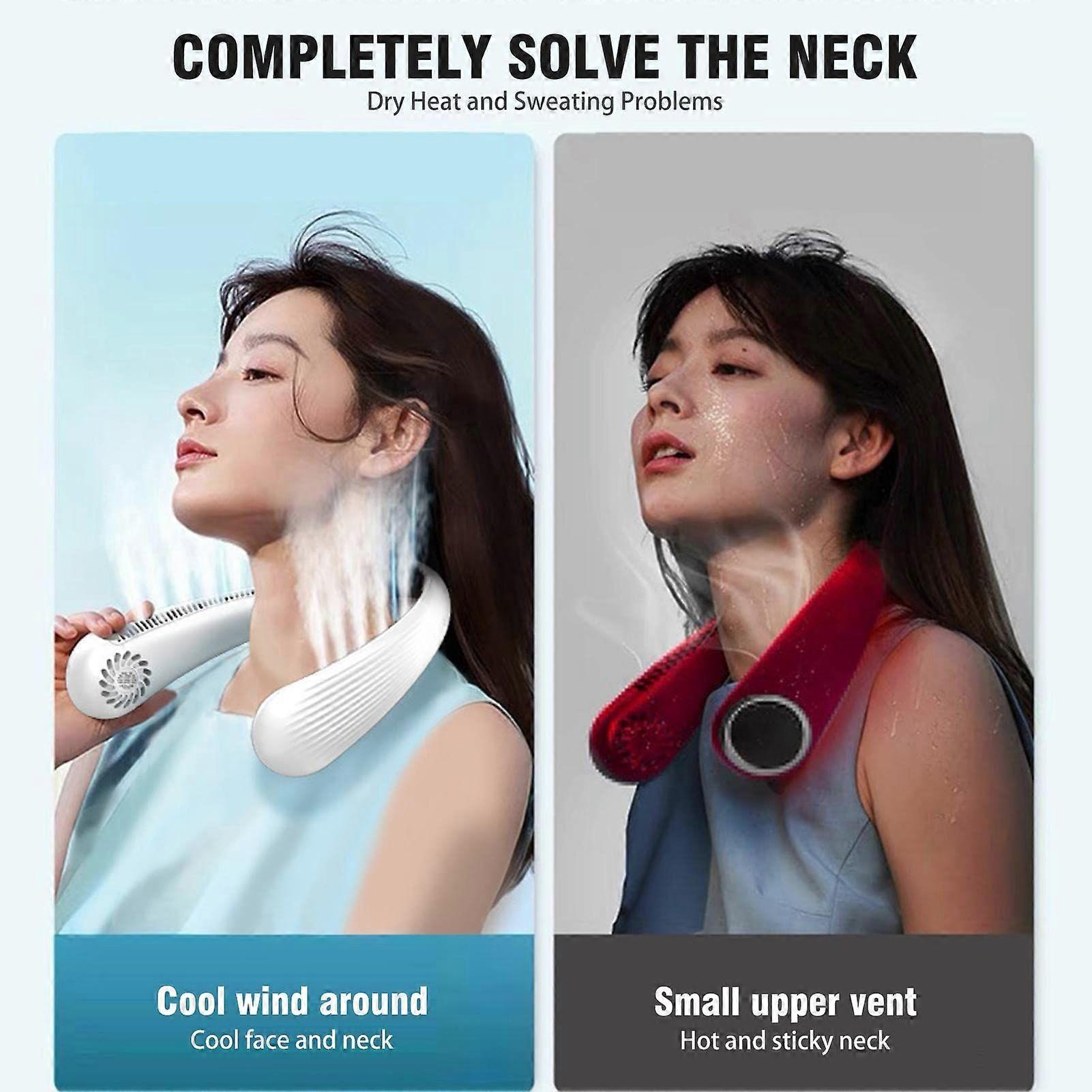 Portable Bladeless Personal USB Neck (PINK)