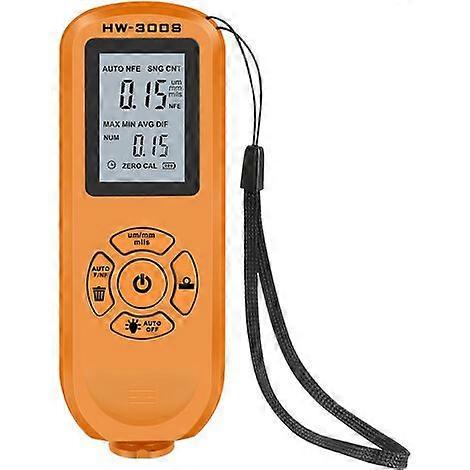 Car Paint Tester Coating Thickness Gauge with Digital LCD Backlight Display Coating Depth Detector Measuring Paint Depth