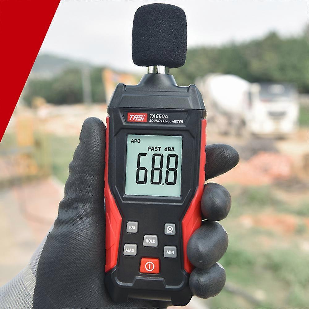 TASI TA650A Digital Sound Level Noise Meter Measurement 30-130dB Decibel Detector o Tester Metro Diagnostic-Tool Smart Sensor