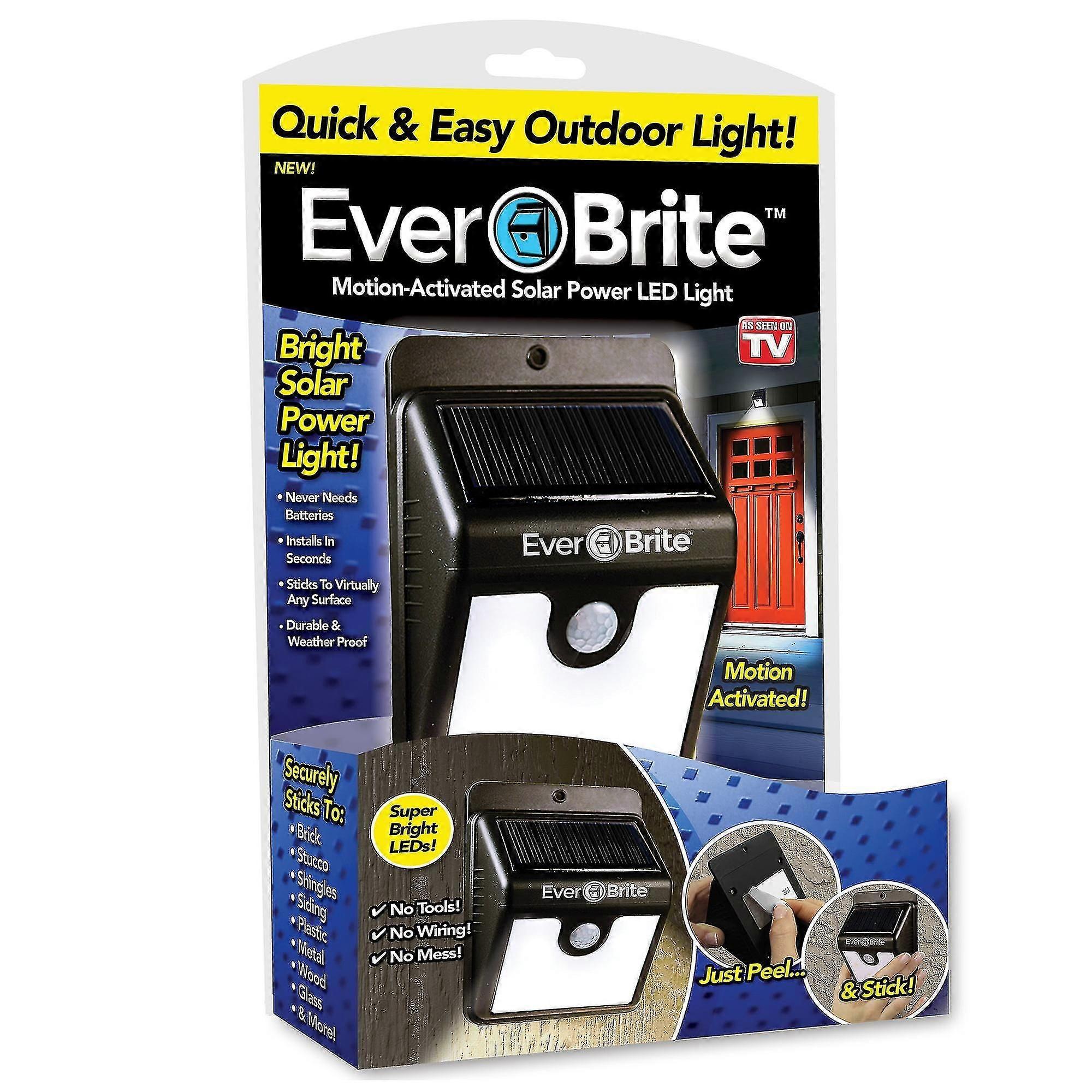 Ever Brite Motion Sensor Outdoor Light Solar Powered Led Light