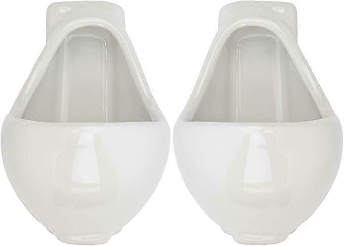 Urinal-Schnapsgläser aus Keramik, 2er-Set