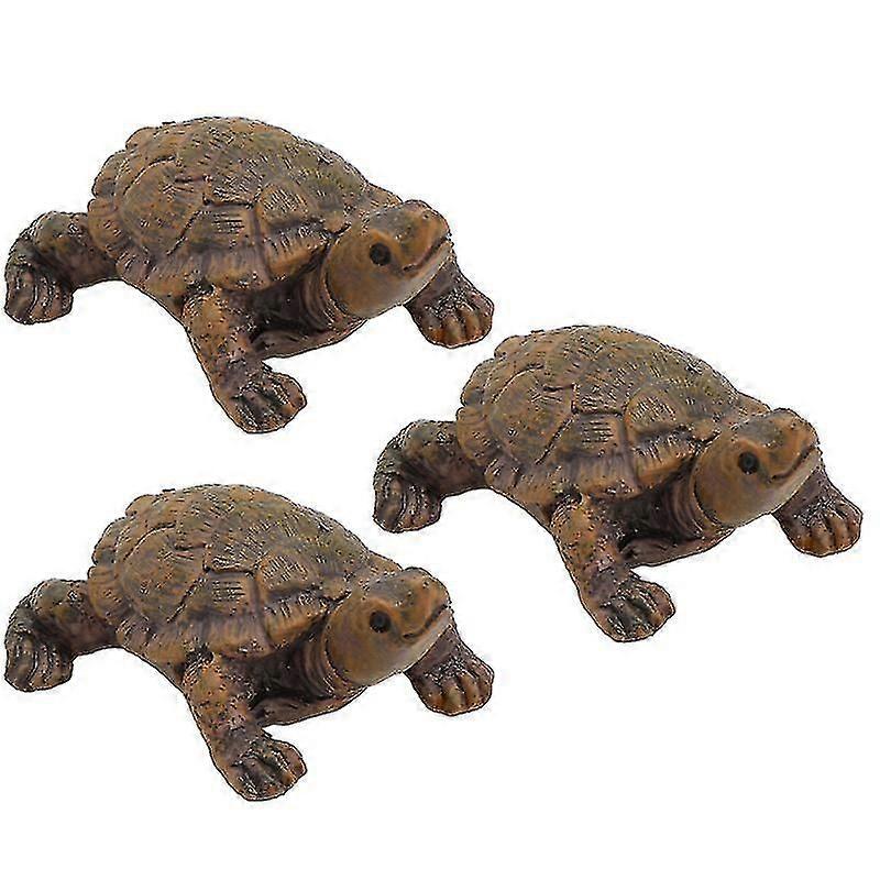 3pcs Turtle Decors