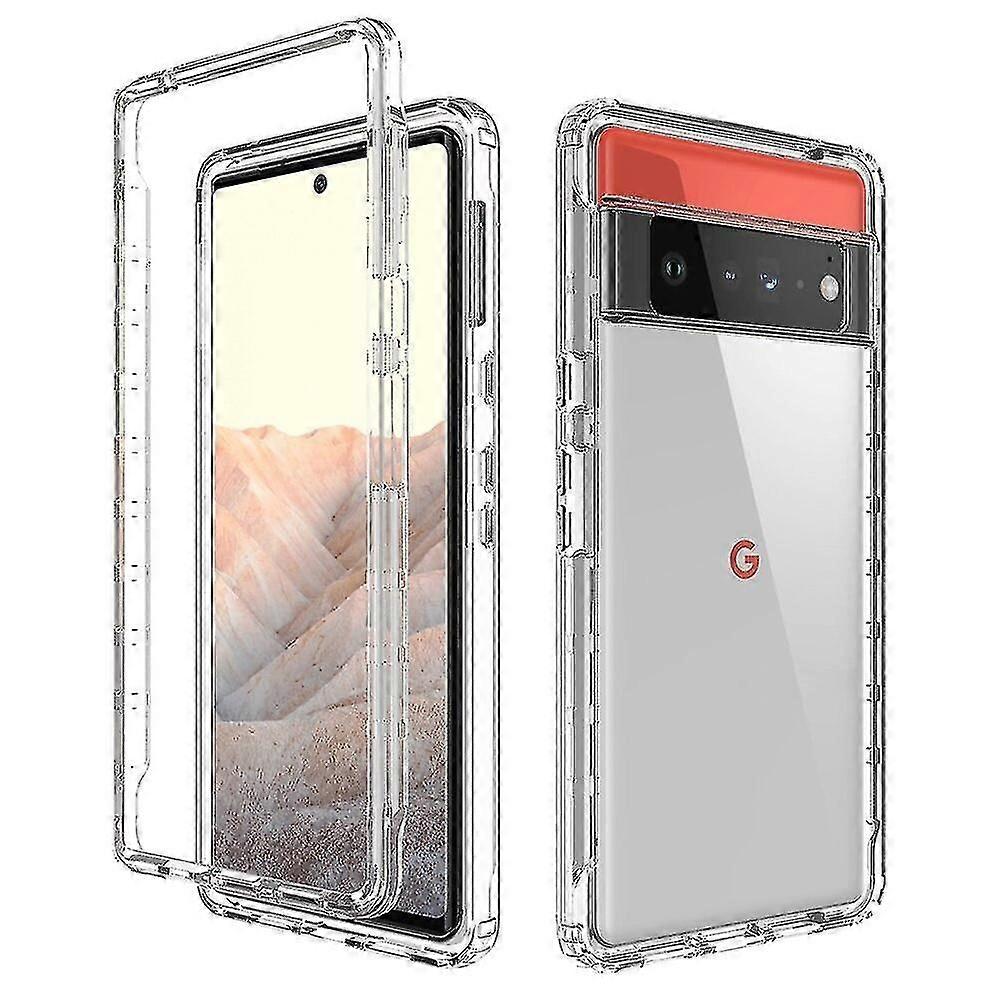 Clear Gradient Case Compatible Google Pixel 7 Pro/ Pixel 7 Shockproof Anti-slip Transparent Cover