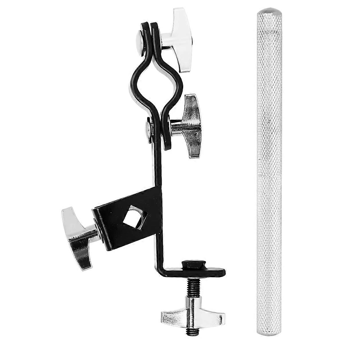 Cowbell Holder Clamp Bracket Drum Tambourine Support Clip