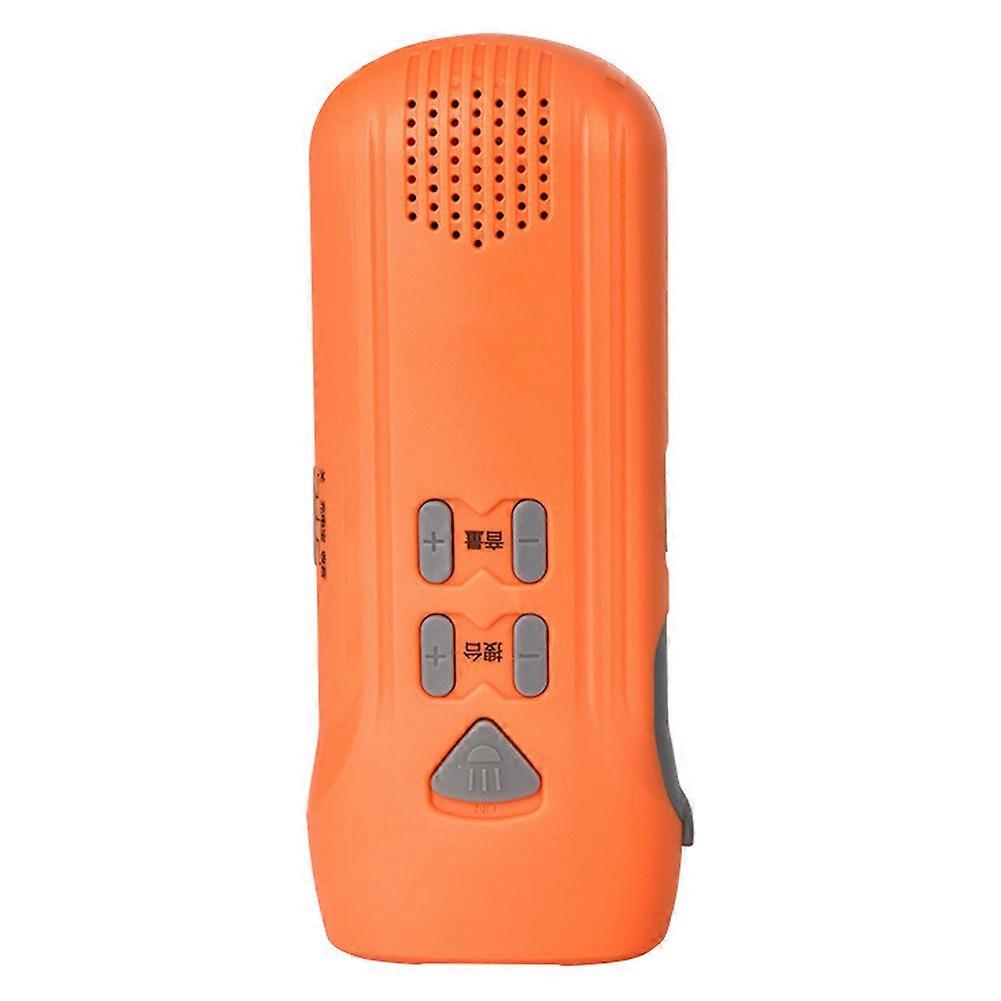 Hand Crank Powered Flashlight Self Powered Charging Torches Light with Phone Charger for Climbing Backpack