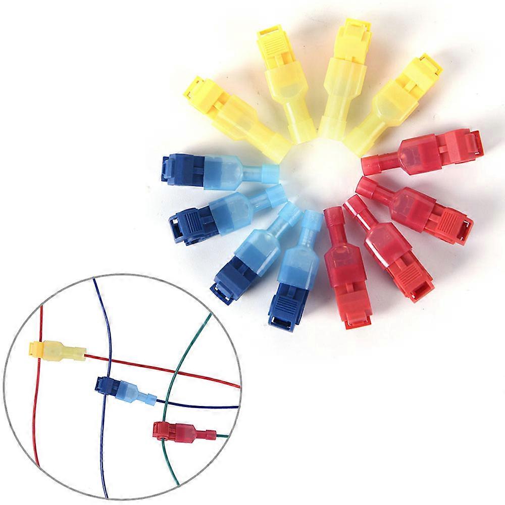 Electric Wire Cable Connectors Quick Splice Terminals Crimp Set Non Destructive Without Breaking Line