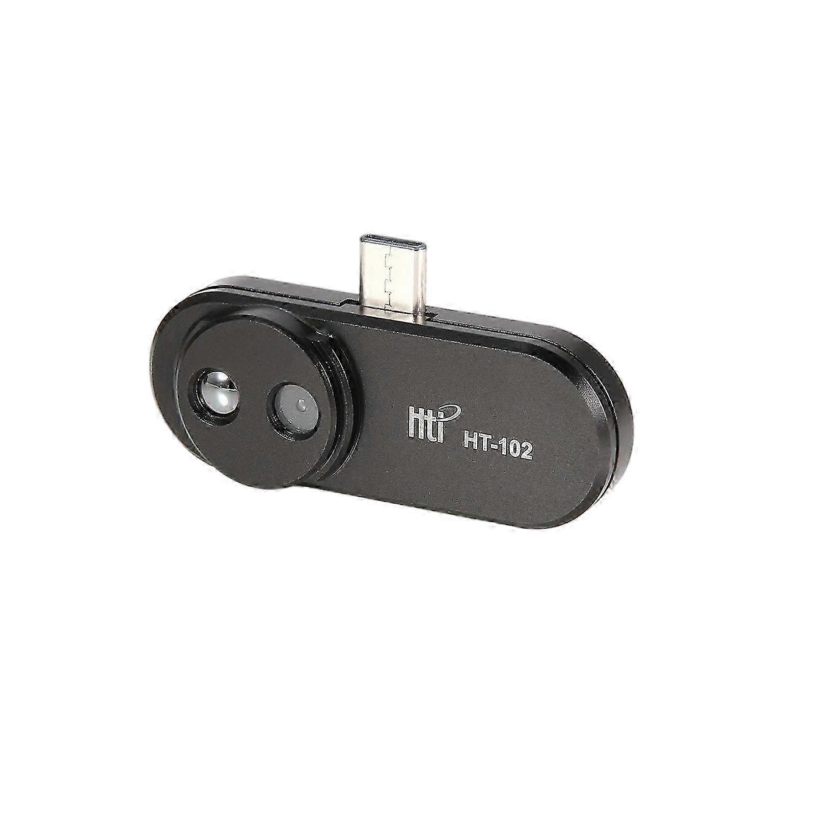 HT-102 Compact Thermal Imaging Camera for USB-C Android Devices Black P