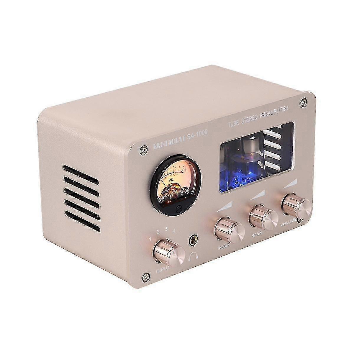 Sa1000 Hifi Lossless Switching Audio Selector 4 In 2 Out Tube Headphone Power Front Stage Amplifie