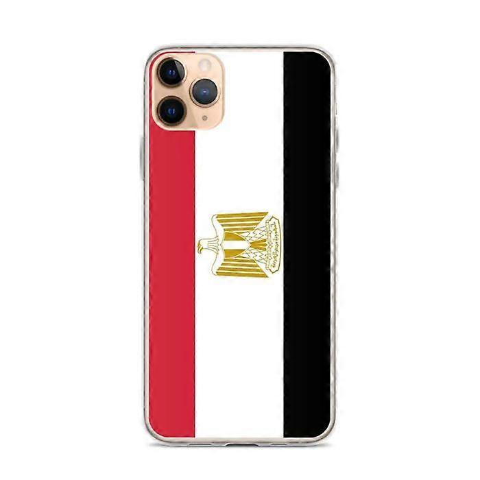 Phone case - PIXELFORMA - iPhone 11 Pro Max - Egypt Flag - Transparent plastic - TPU