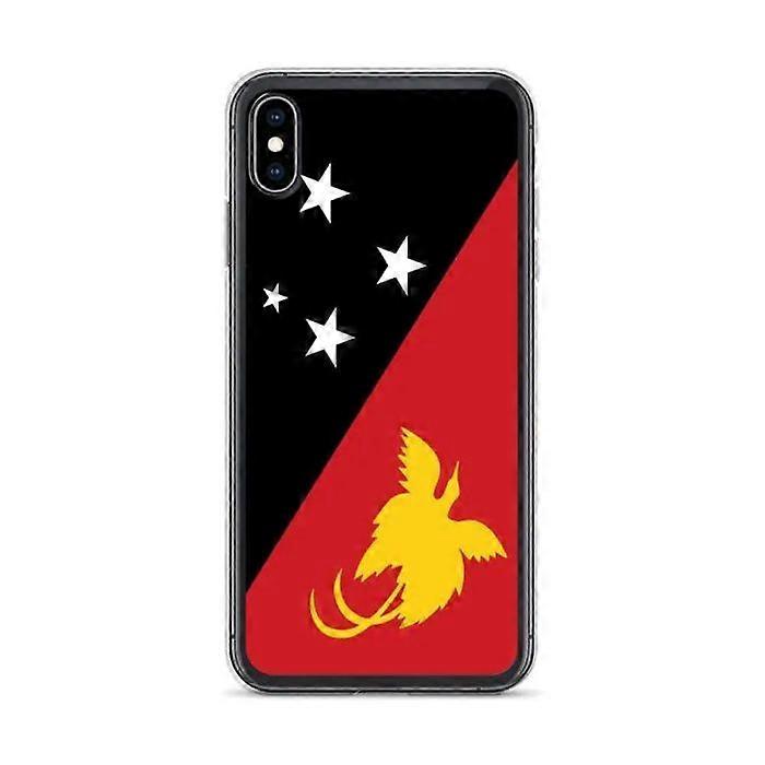 iPhone Case - Papua New Guinea - XS Max - Flexible - Multicolor - Flag Design