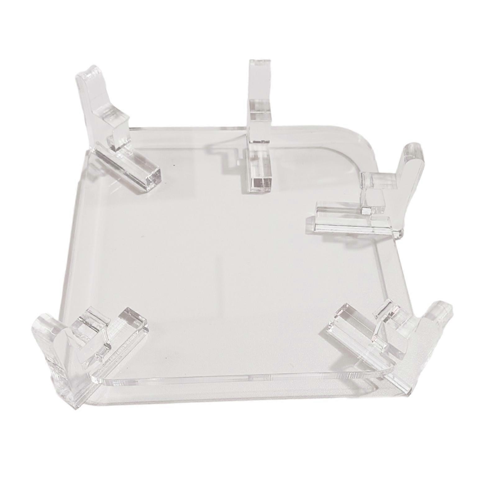 Practical Sturdy Acrylic Stand for Laptop Mini with Builts in Ventilation Features Elegant Designs Home Accessory