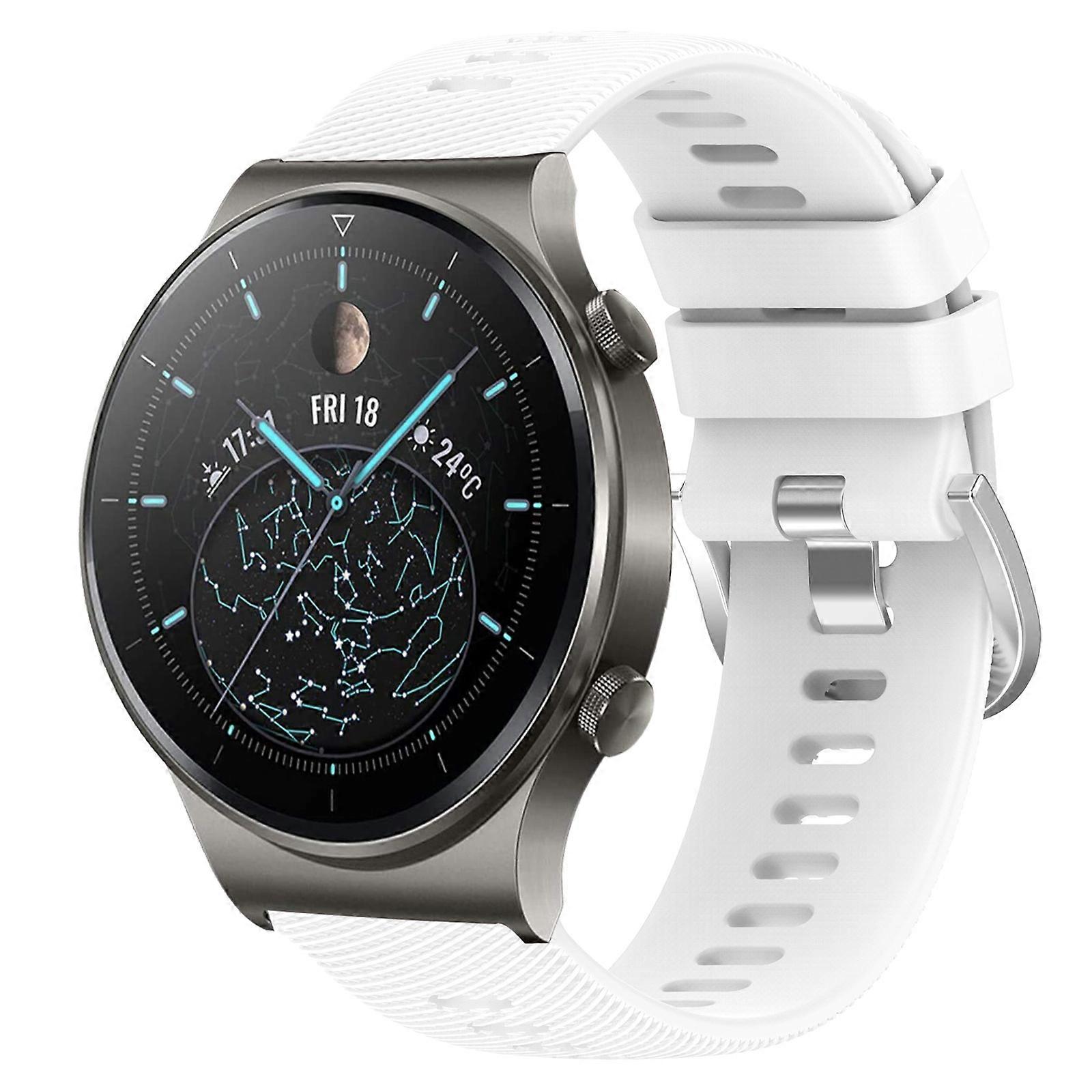 For Huawei GT2 Pro 22mm Solid Color Soft Silicone Watch Band