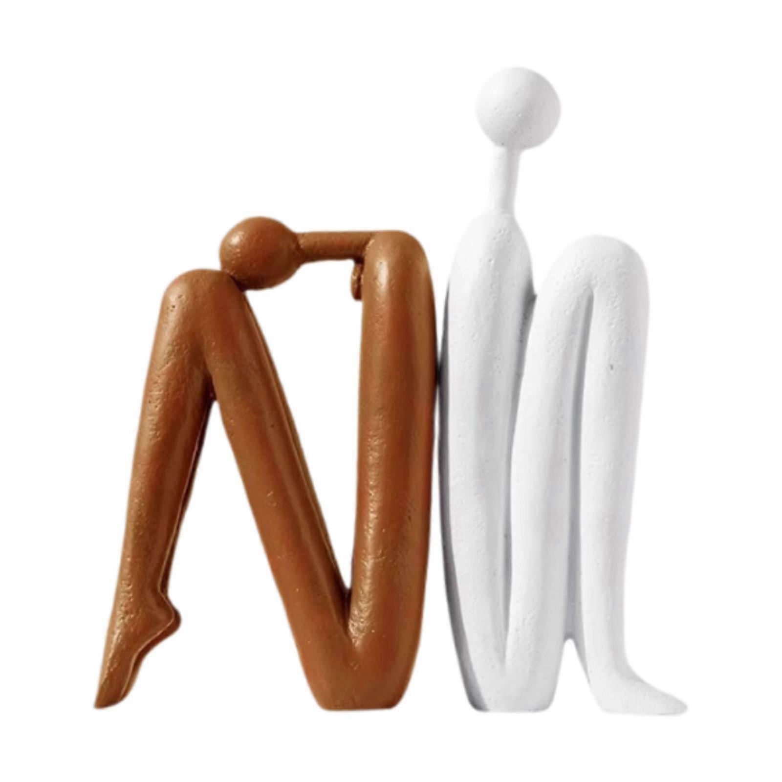 Decorative Bookends Ornament Decorative Craft 1 Pair for Bookshelf Desk Home