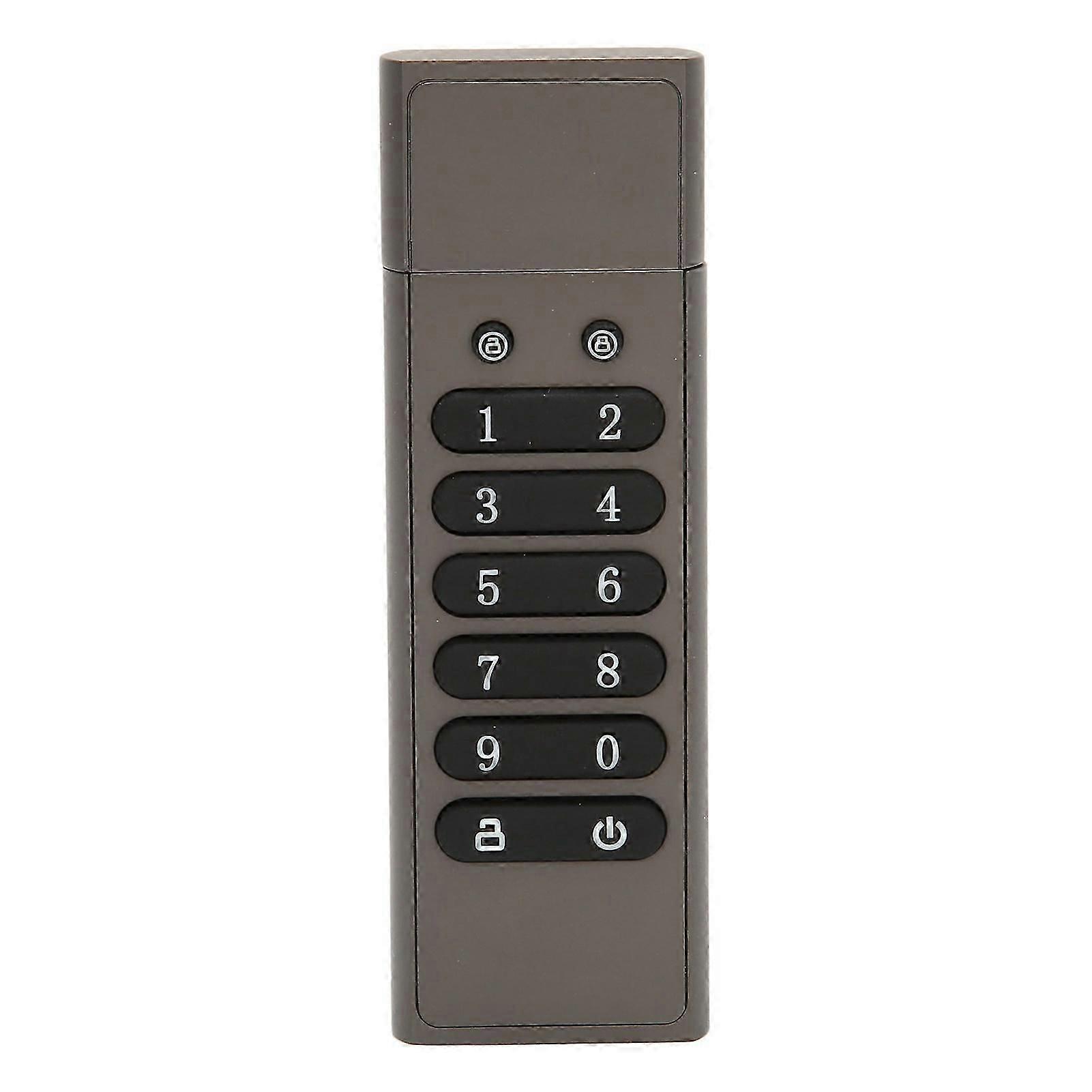 Encrypted USB Drive Secure Encrypted Button USB3.1 100MByet/s High Speed ??U Flash Drive Password Memory Stick 32GB