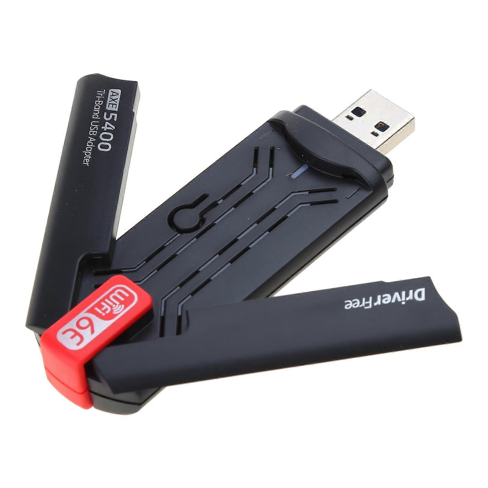 AXE5400 Wireless WiFi6 USB Network Card WIFI Card Usb3.0 for Laptops and Desktops with RTL8832CU Chipset HighPerformance