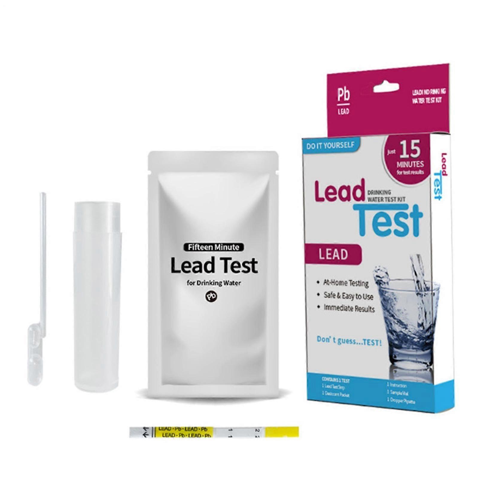 Lead Test Kit For Drinking Water Lead Test, Includes Lead Tape, Pipette, Faucet Water Test