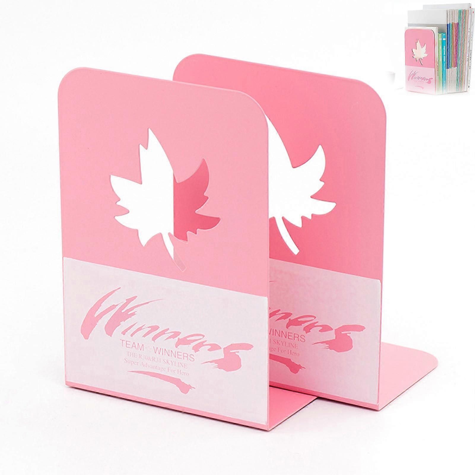 Vertical Desk Book Stand Easy to Clean L-Shaped Decorative Bookend Stand