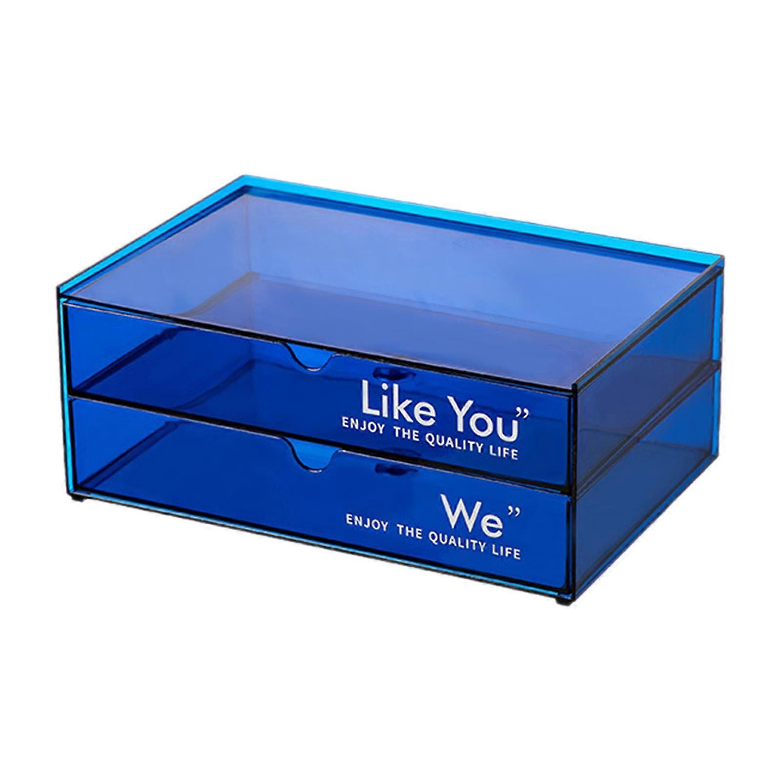 Stacking Document Storage Box Book Storage Rack Office Portable Table Home