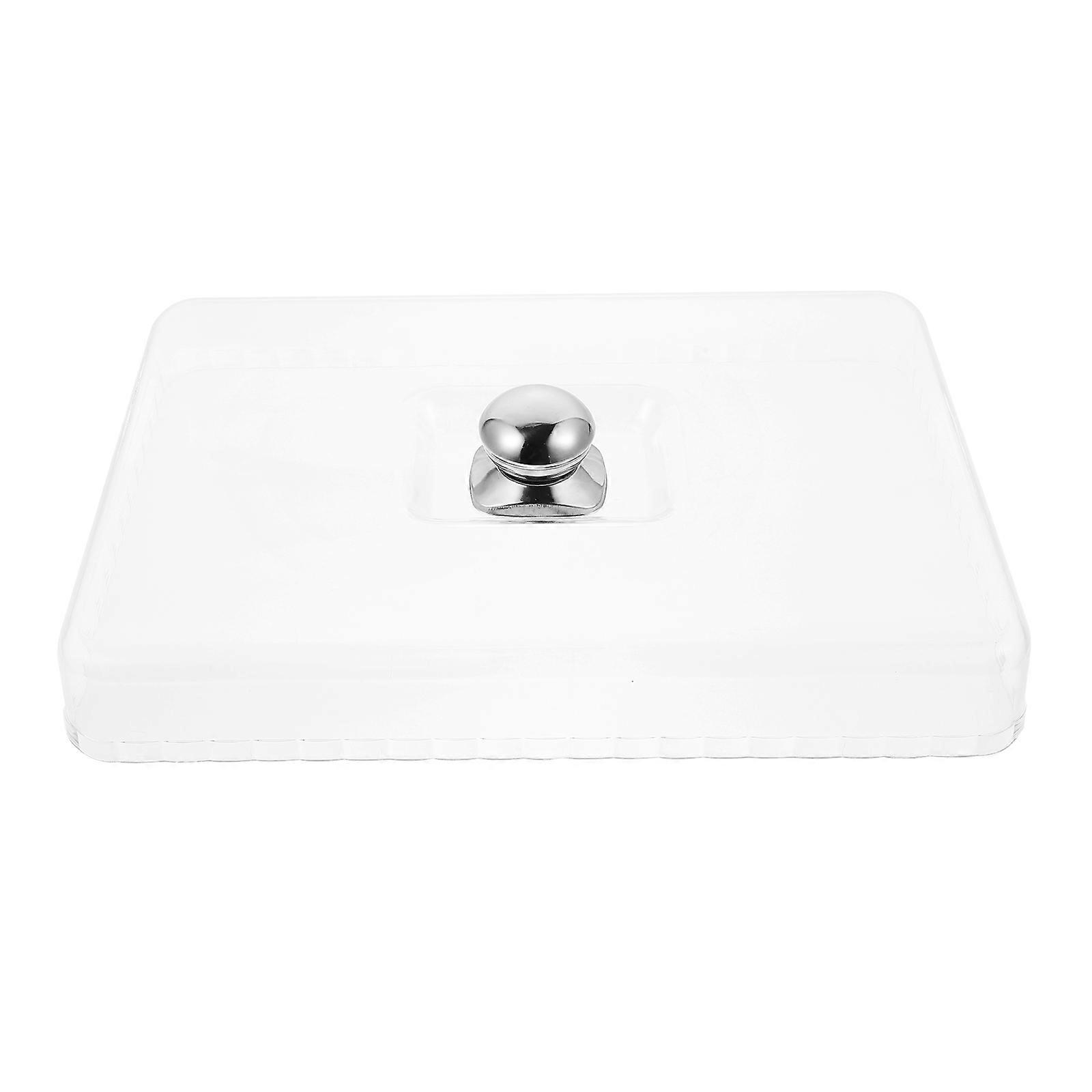 Cake Cover with Rust-resistant Handle for Reliable Food Safeguarding
