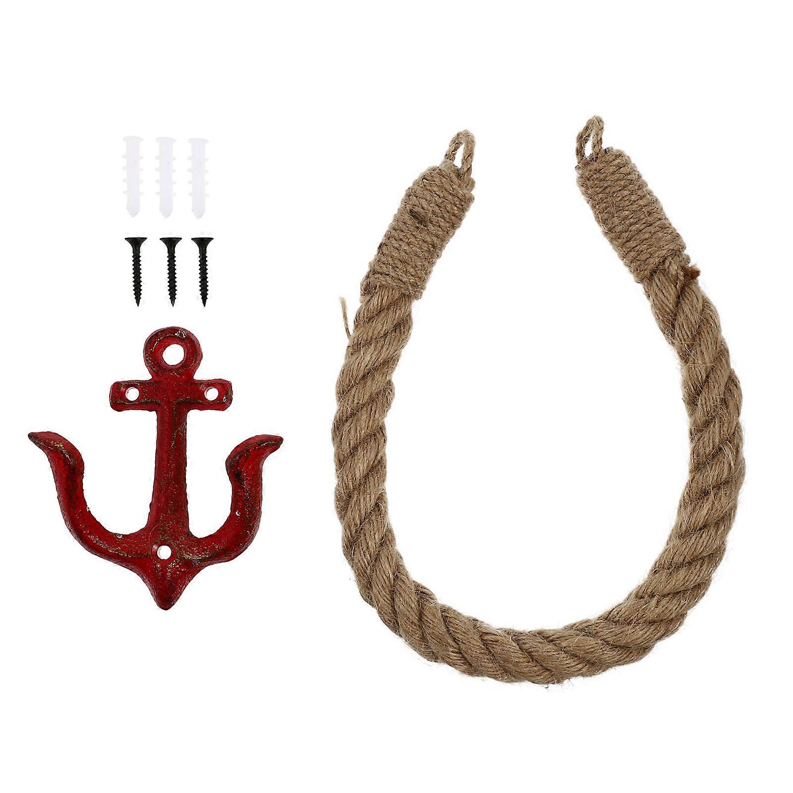 Here's a refined product description for your **1pc Wall Mounted Towel/Paper Holder with Nautical Theme (Ship Design)**:
### 🚢 **Nautical Wall