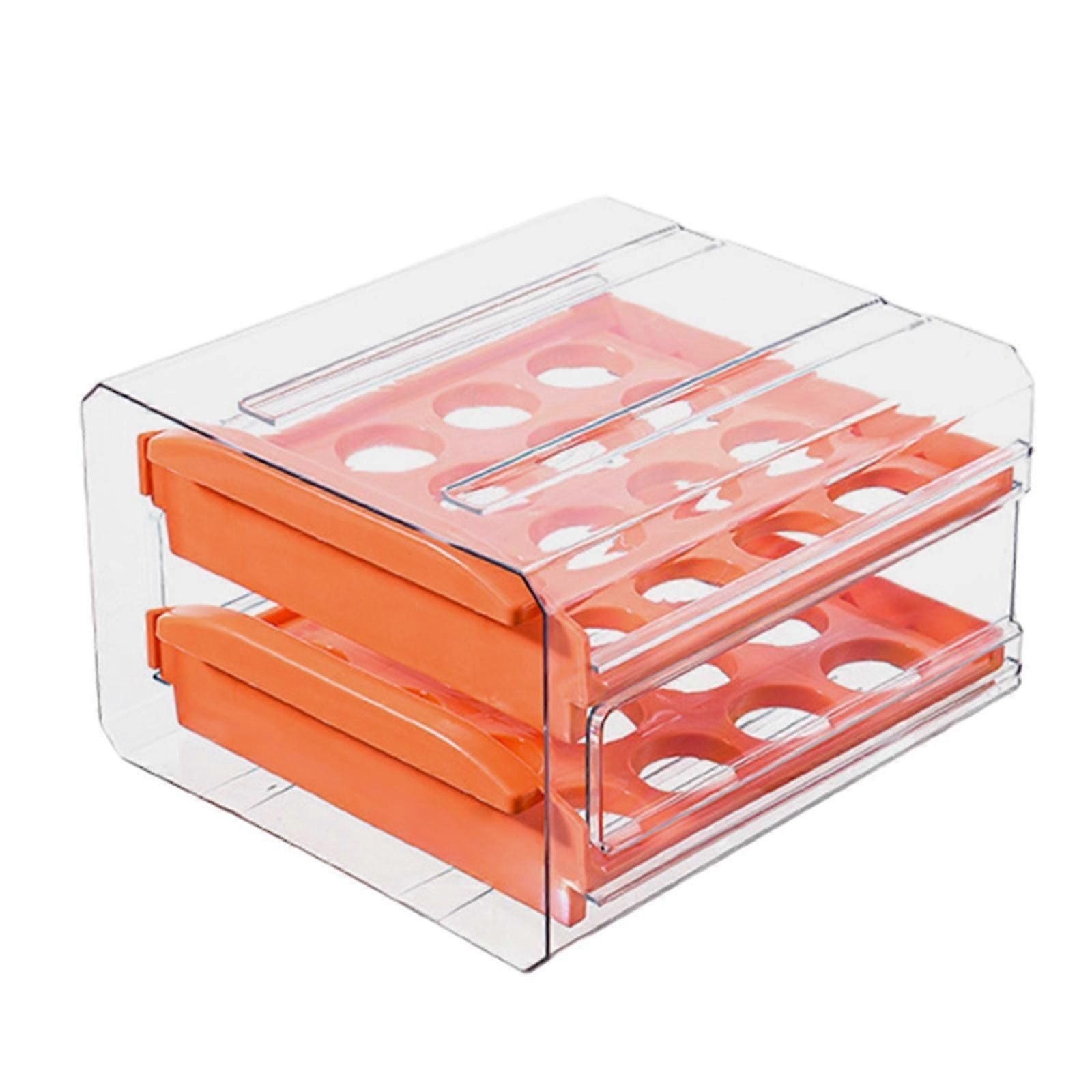 Duck Chickens Eggs Tray 32 Lattice Egg Drawer Fridge Organizer for Picnic