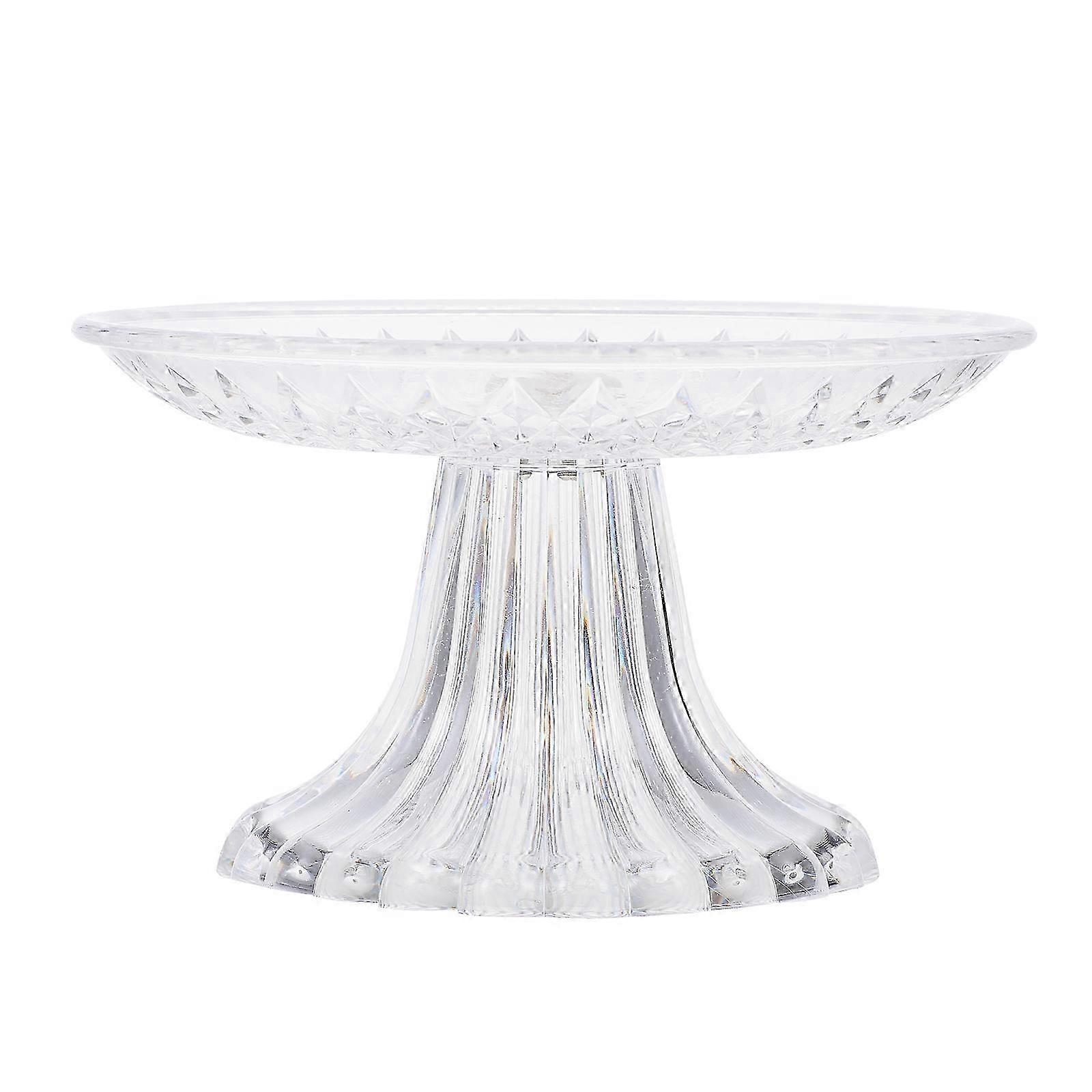 ホームホテルKTVパーティーウェディング用1個15cm透明アクリルフルーツプレート-15X15X8CM