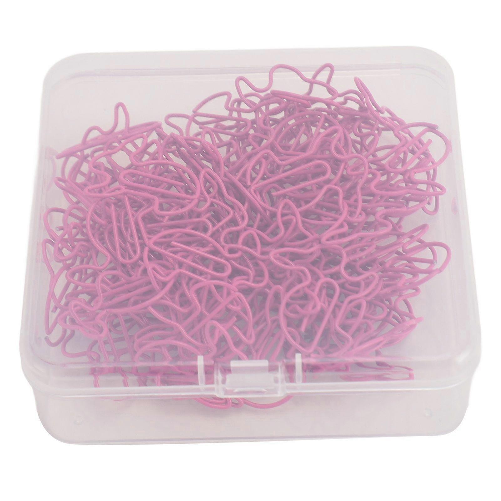2025 Latest Model  100pcs Paper Clips Prevent Slip Cute Rabbit Shaped